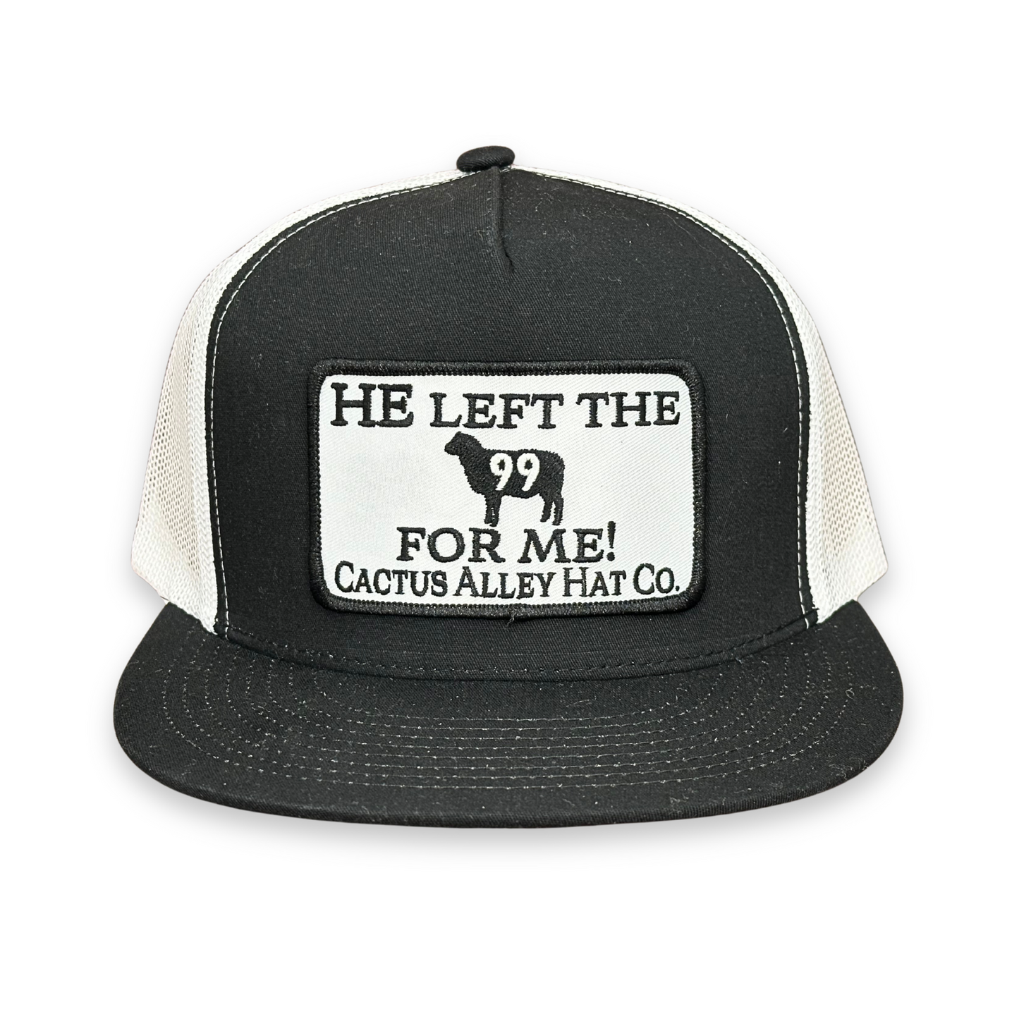 "99" - 6006 Black/ White Mesh, Snapback Cap (2025)