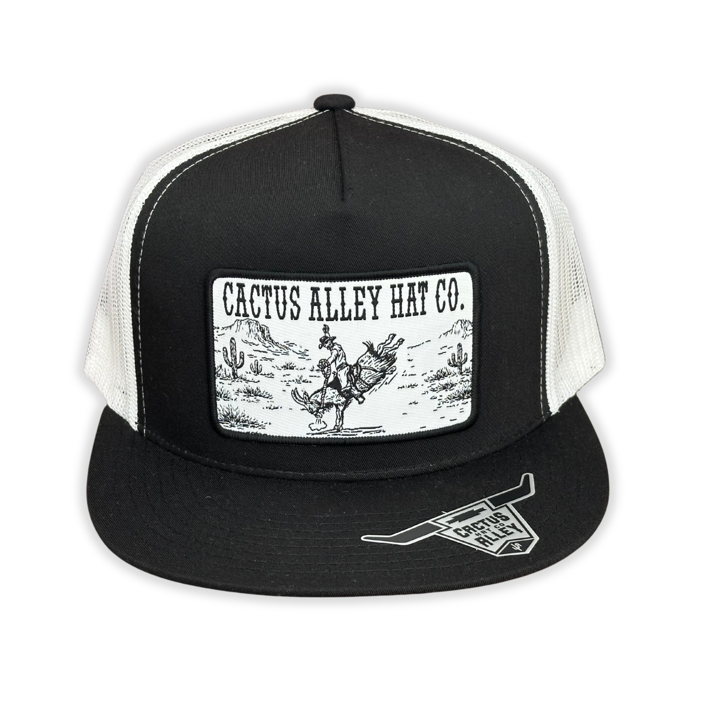 "Billy Goat" - 6006 Black/ White Mesh, Snapback Cap