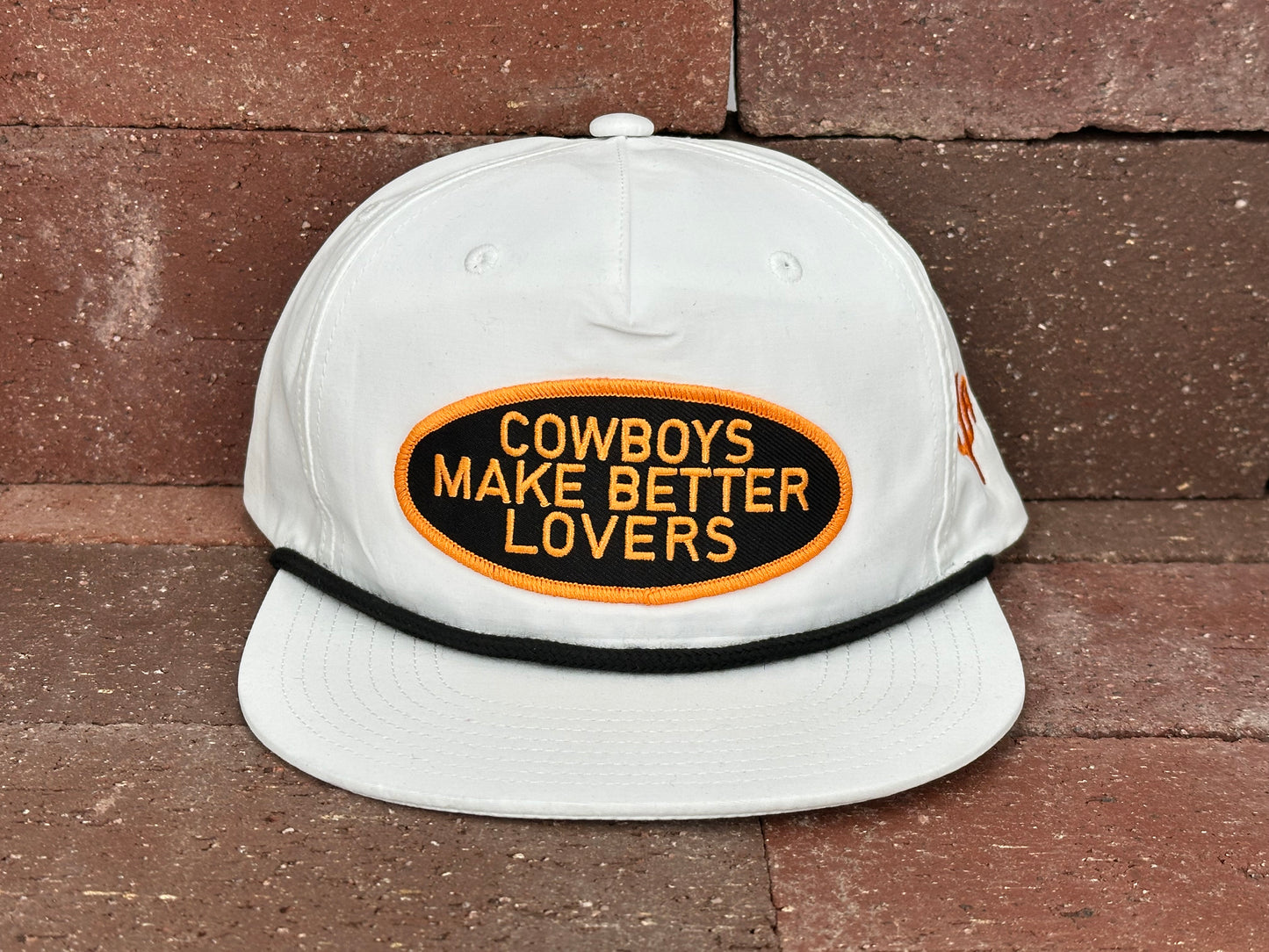 "BLKO Better Lovers"- CA 256 White/ Black Rope, Snapback Cap (2025)