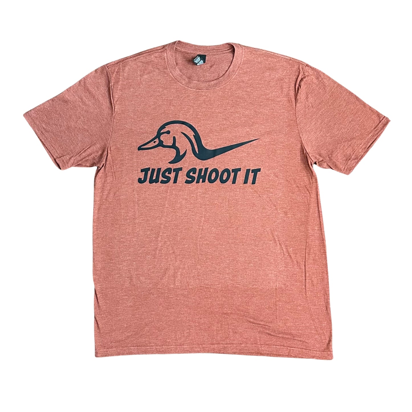 "Just Shoot It" - Heathered Russett Adult Tee (2024)