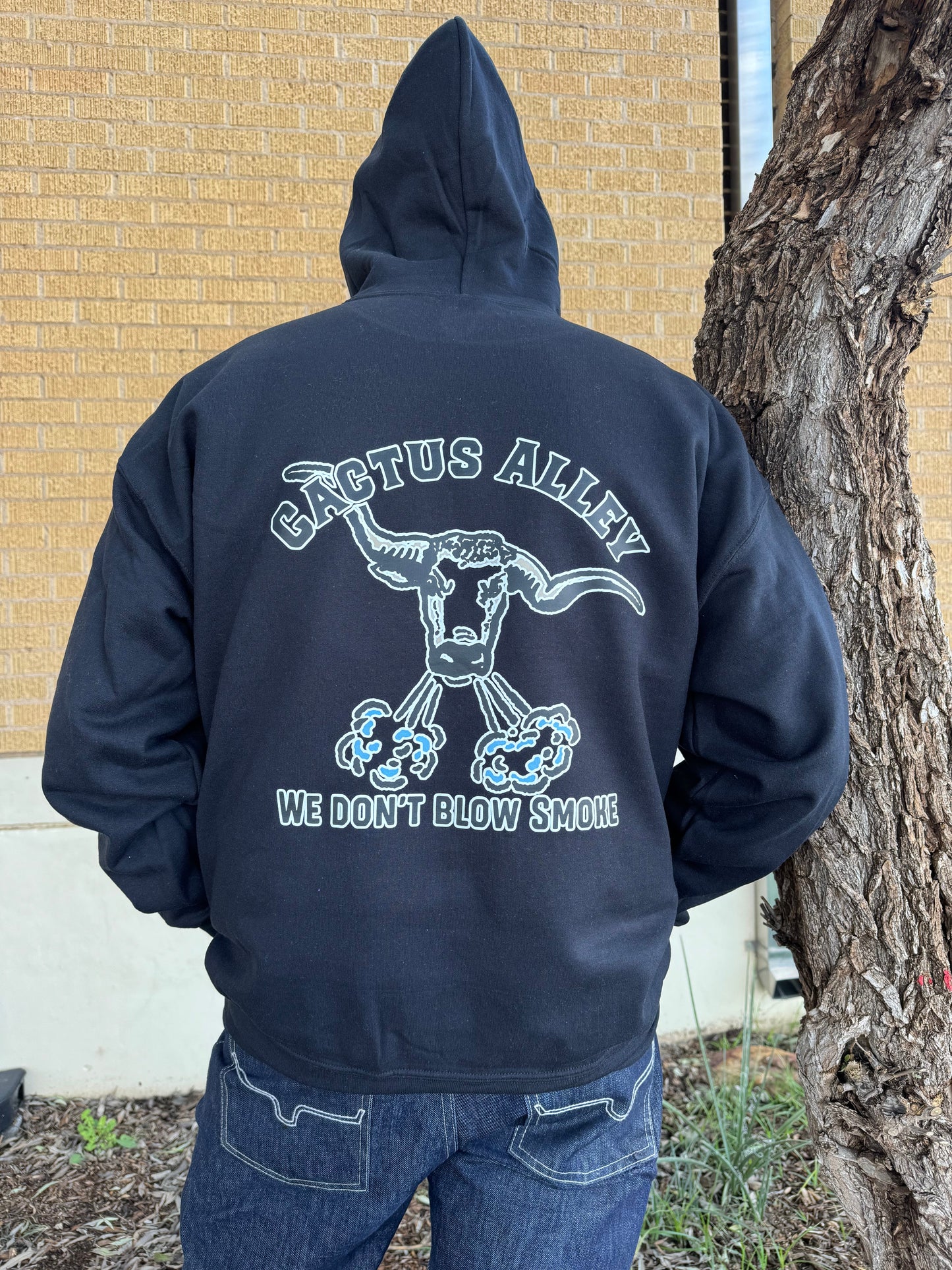 "Blowin' Smoke" - Black Adult Hoodie (2024)