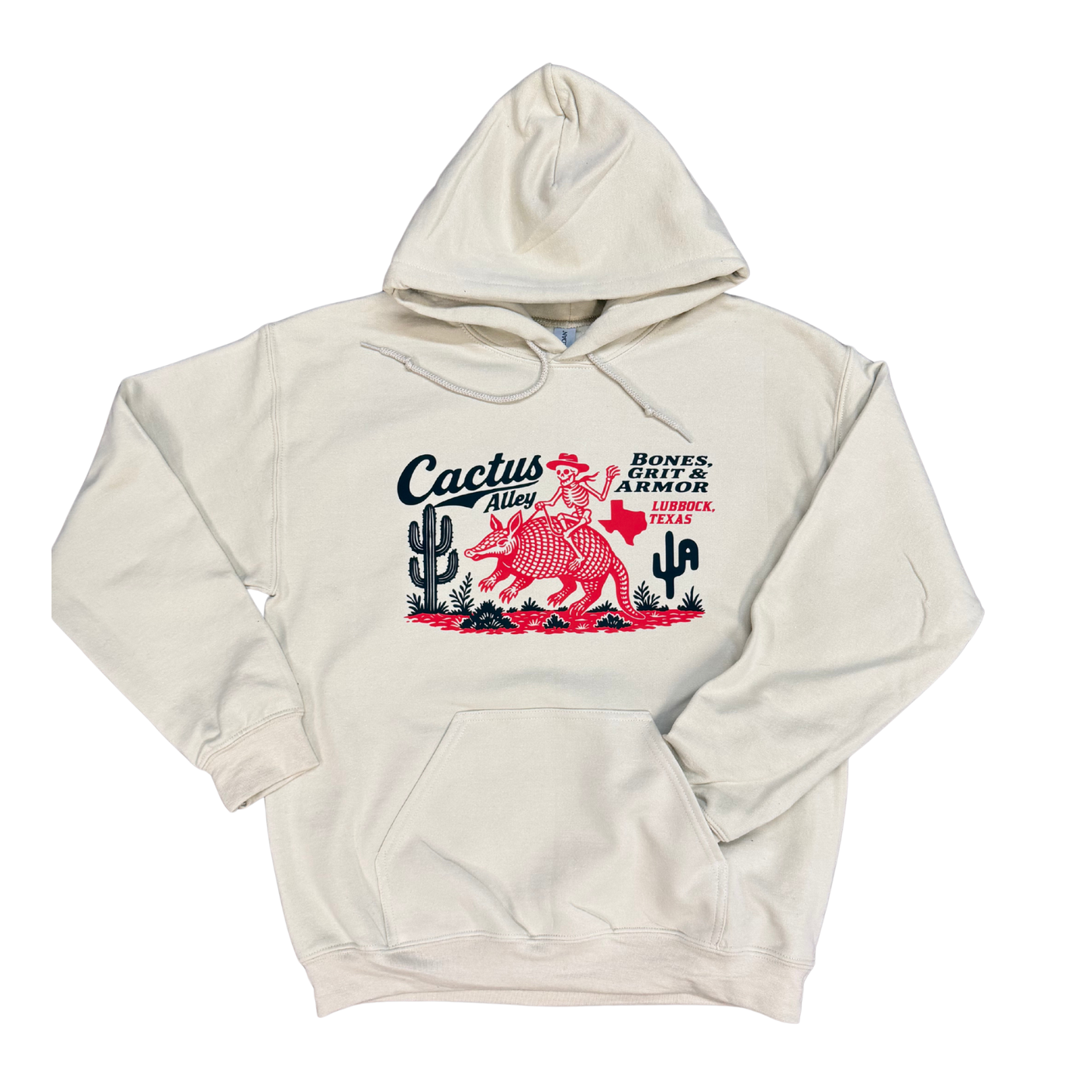 "Bones & Grit" - Sand Adult Hoodie