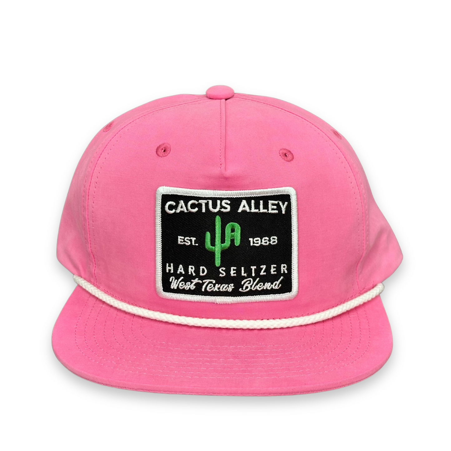 "Cactus Alley"- CA 256 Pink/ White Rope, Snapback Cap (2025)