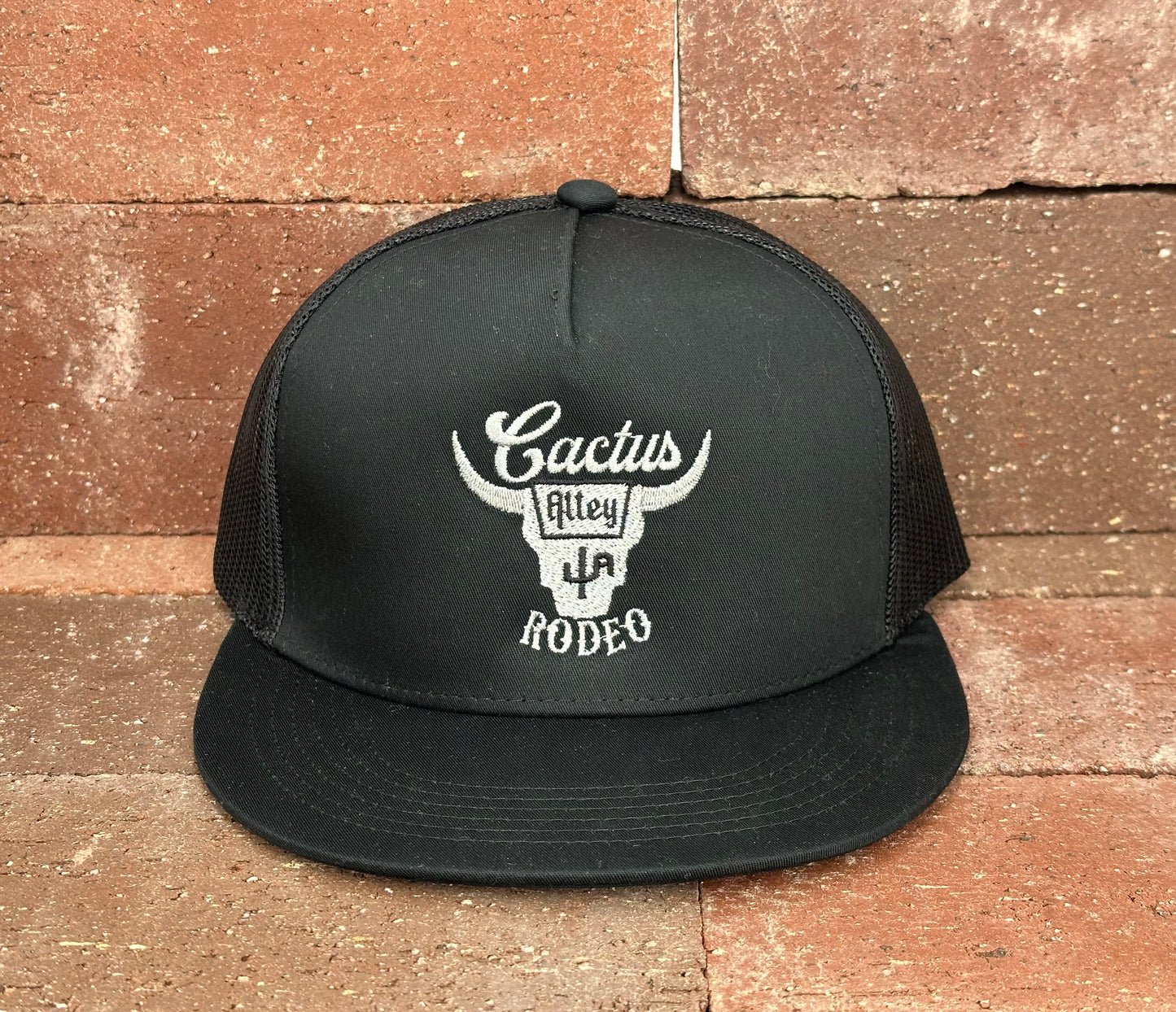 "Cactus Classic-Silver" - 6006 Black/ Black Mesh, Snapback Cap (2025)