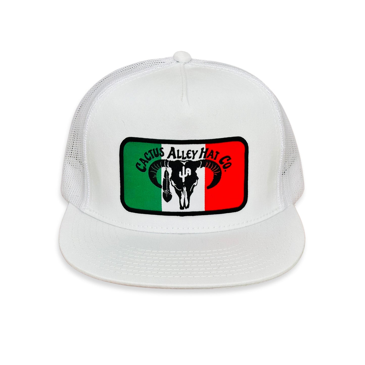 "Caliente" - 6006 White/ White Mesh, Snapback Cap (WESA JAN 2024)