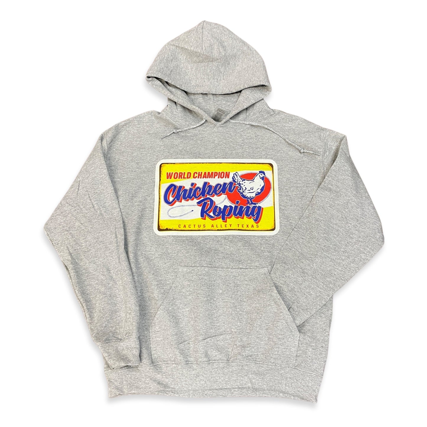 "Chicken Roping" - Sport Grey Adult Hoodie (WESA JAN 2024)
