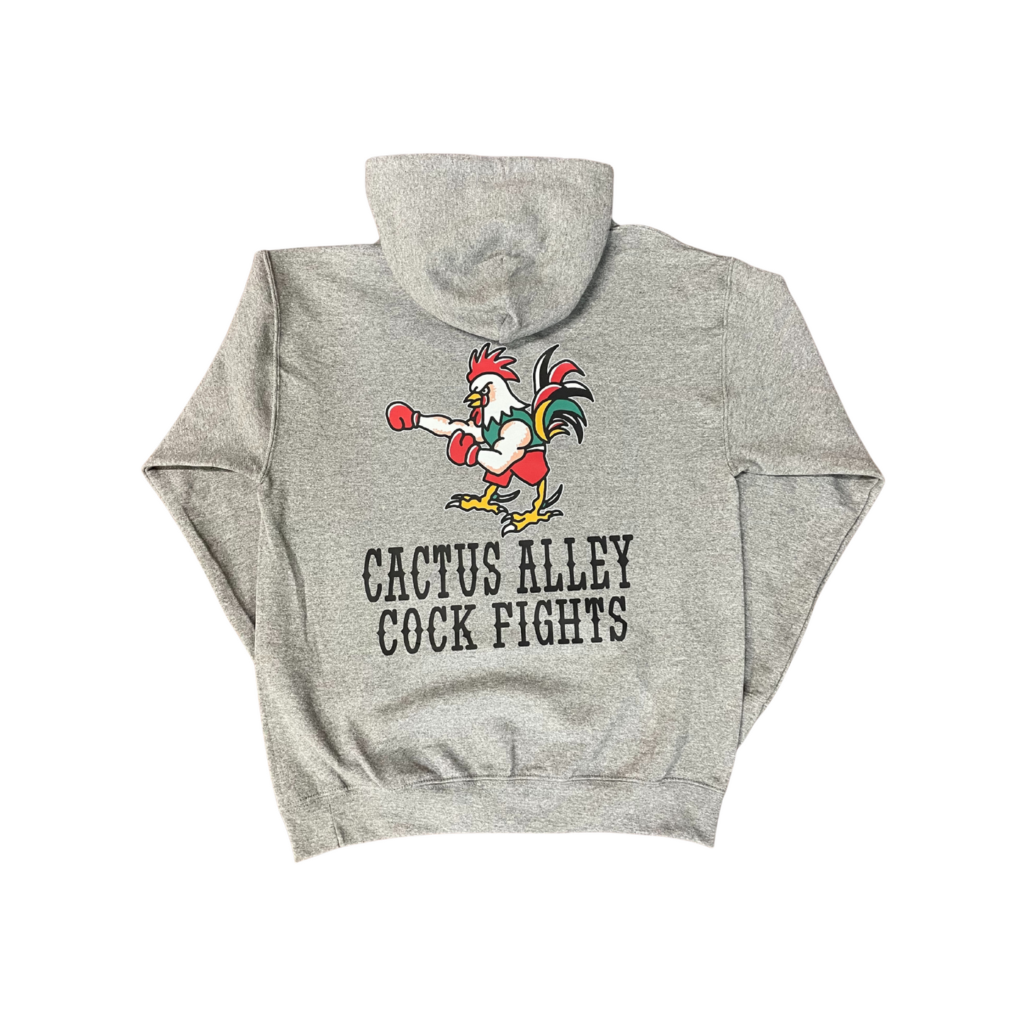 "Cock Fights" - Graphite Heather Adult Hoodie (2025)