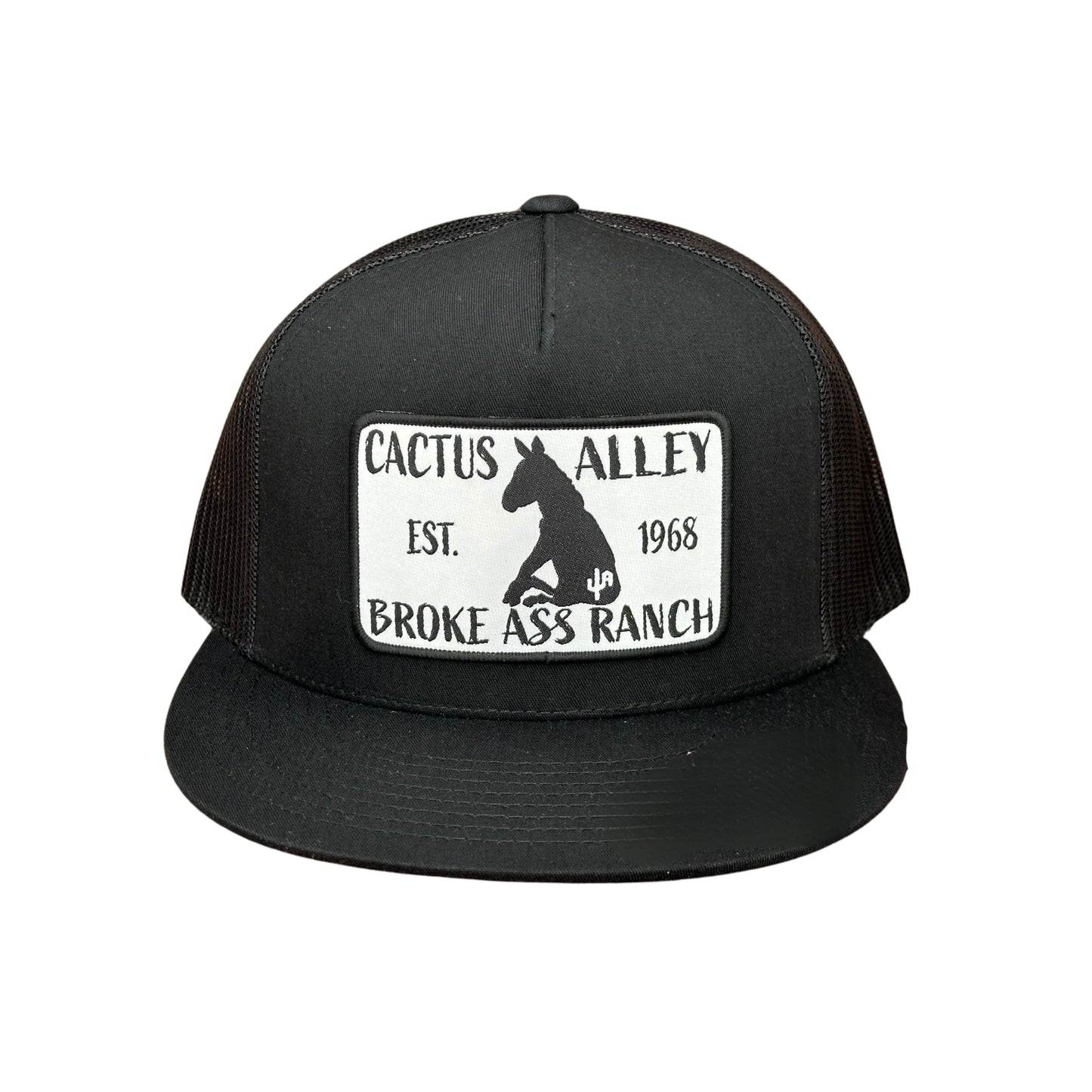 "Donkey" - 6006 Black/ Black Mesh, Snapback Cap (2024)
