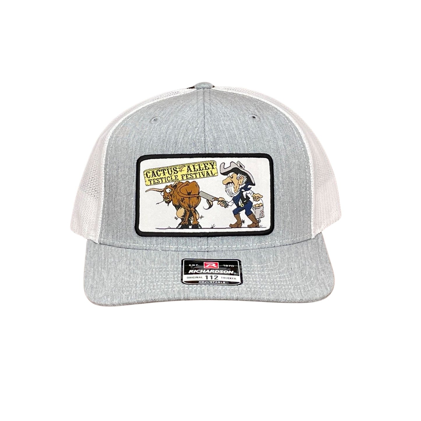 "Festival" - Richardson 112 Heather Grey/White Mesh, Snapback Cap (WESA JAN 2024)