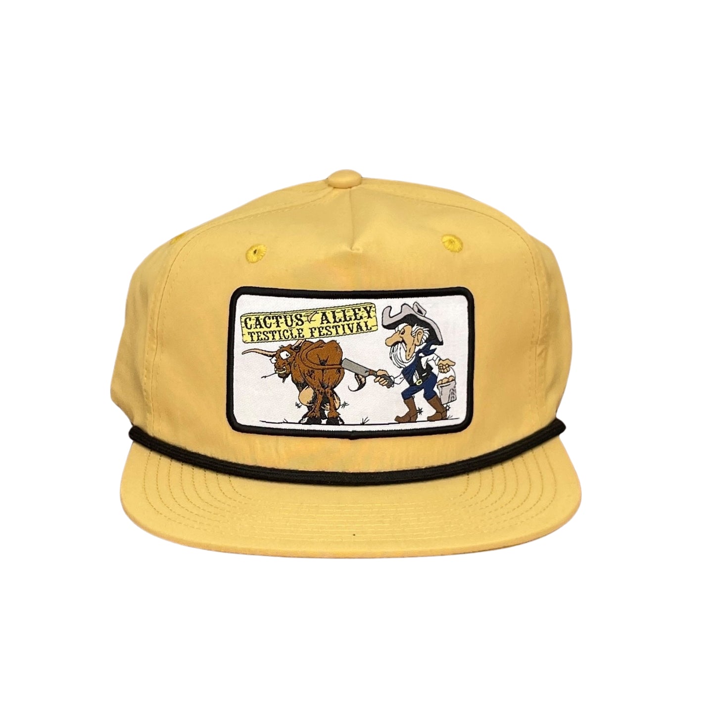 "Festival" - CA256 Biscuit/ Black Rope, Snapback Cap (WESA JAN 2024)