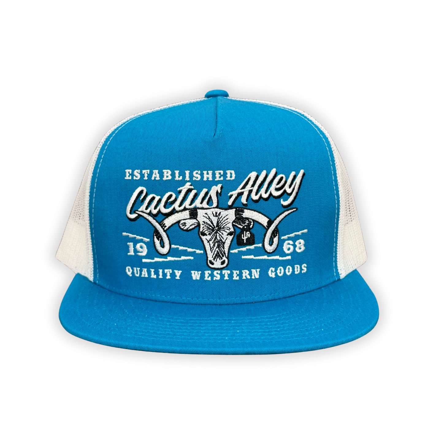 "Fort Worth" - 6006 Turquoise/ White Mesh, Snapback Cap
