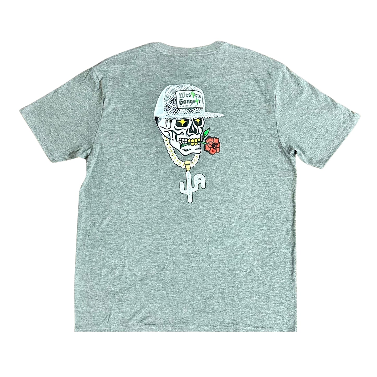 "Gangster Rose" - Grey Frost Adult Tee (2024)