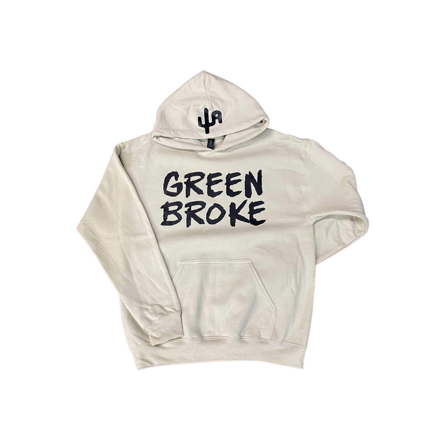 "Green Broke" - Sand Adult Hoodie (2025)