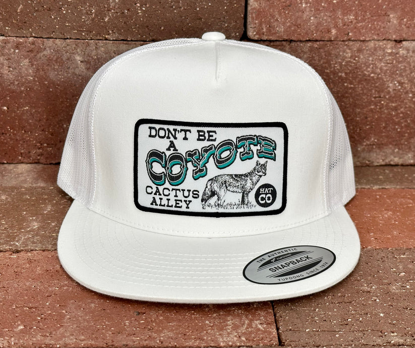 "Coyote" - 6006 White/ White Mesh, Snapback Cap (WESA JAN 2024)