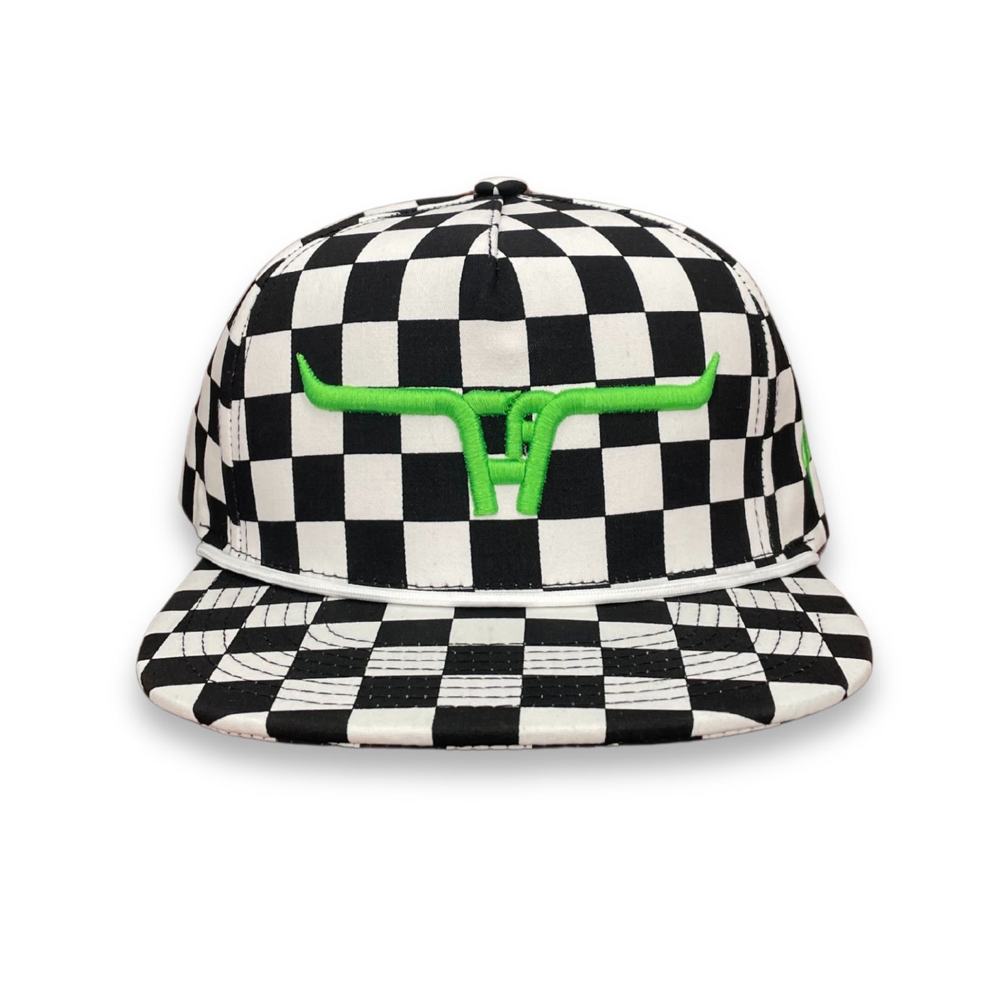 "CA Longhorn" Green Puff - Finish Line, Snapback Cap