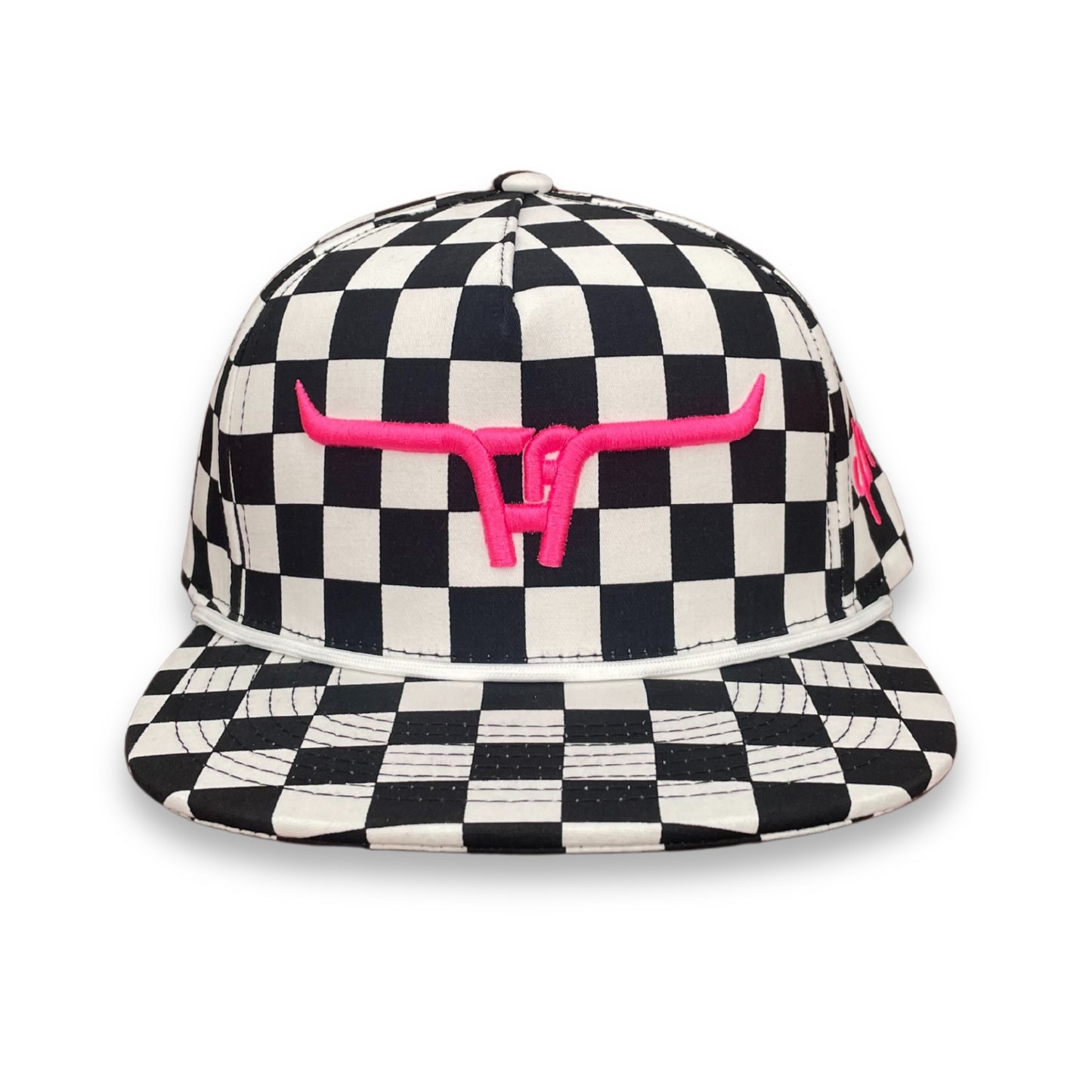 "CA Longhorn" Pink Puff - CA Finish Line, Snapback Cap