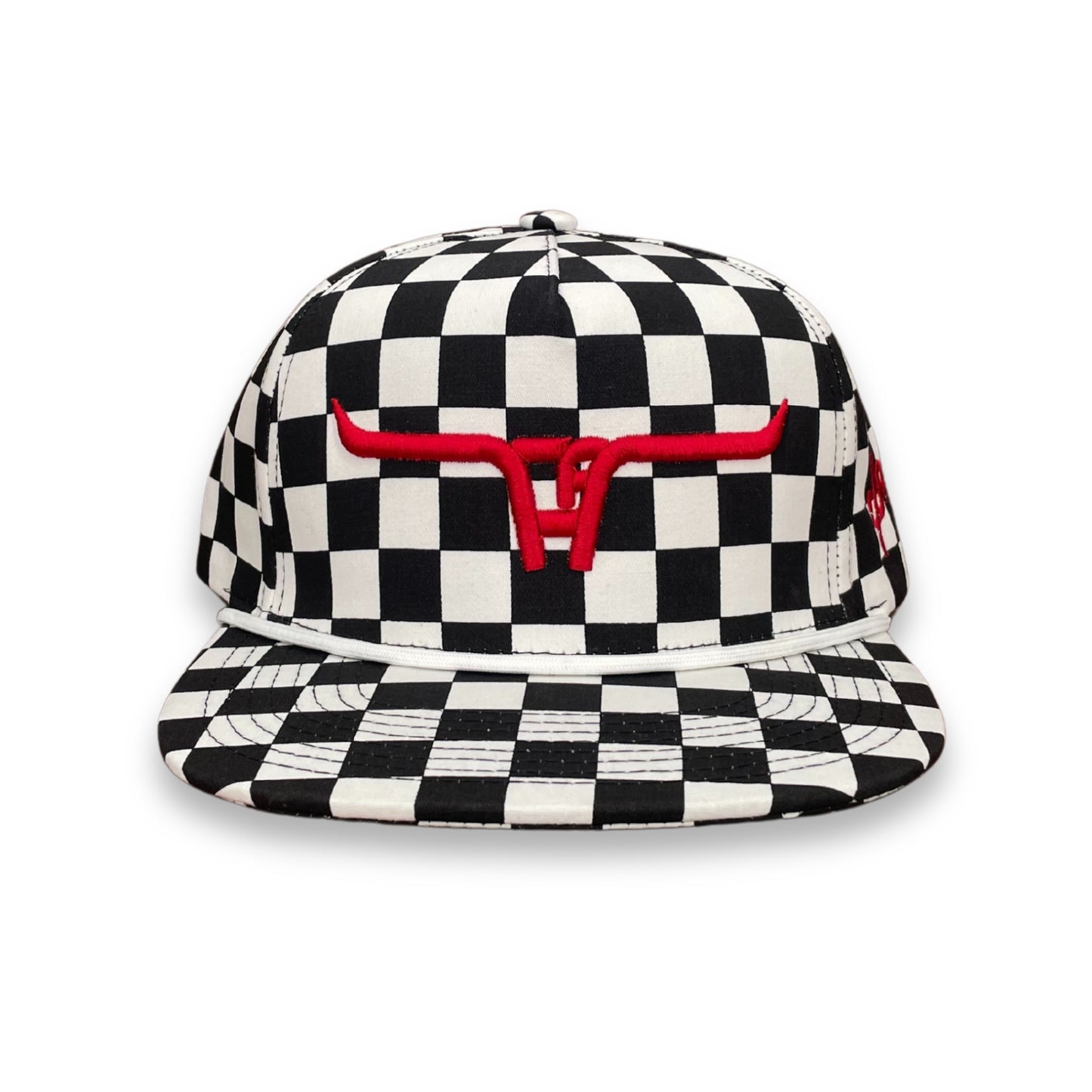 "CA Longhorn" Red Puff - Finish Line, Snapback Cap