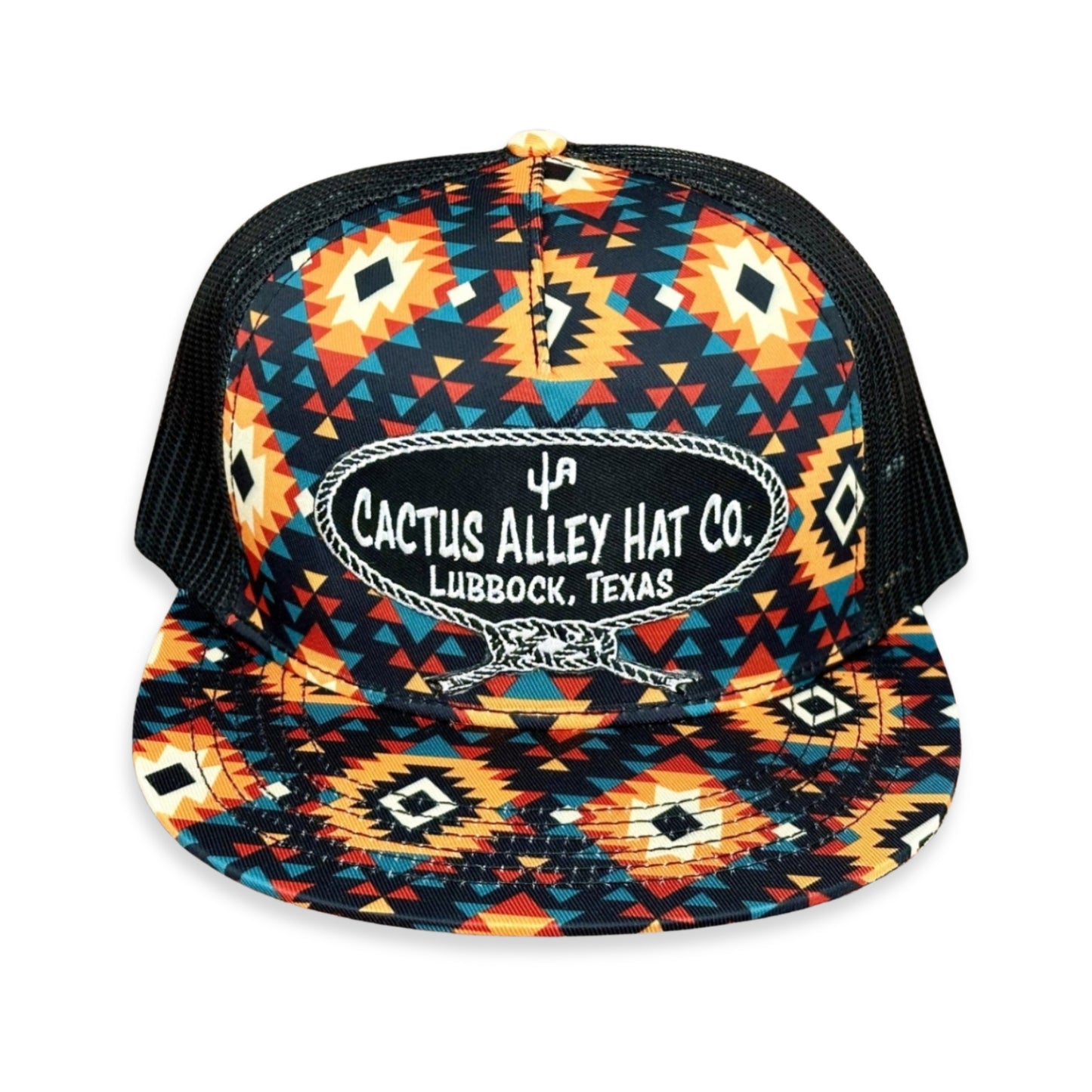 "Neck Rope-BLK" - CA Sunburst Aztec, Snapback Cap (2024)