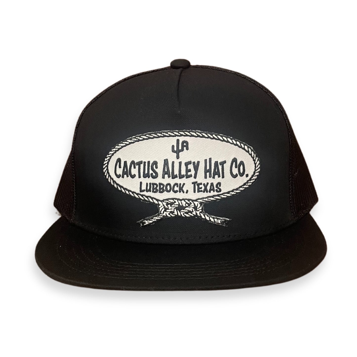 "Neck Rope" - CA 6006 Black/ Black Mesh, Snapback Cap (2024)