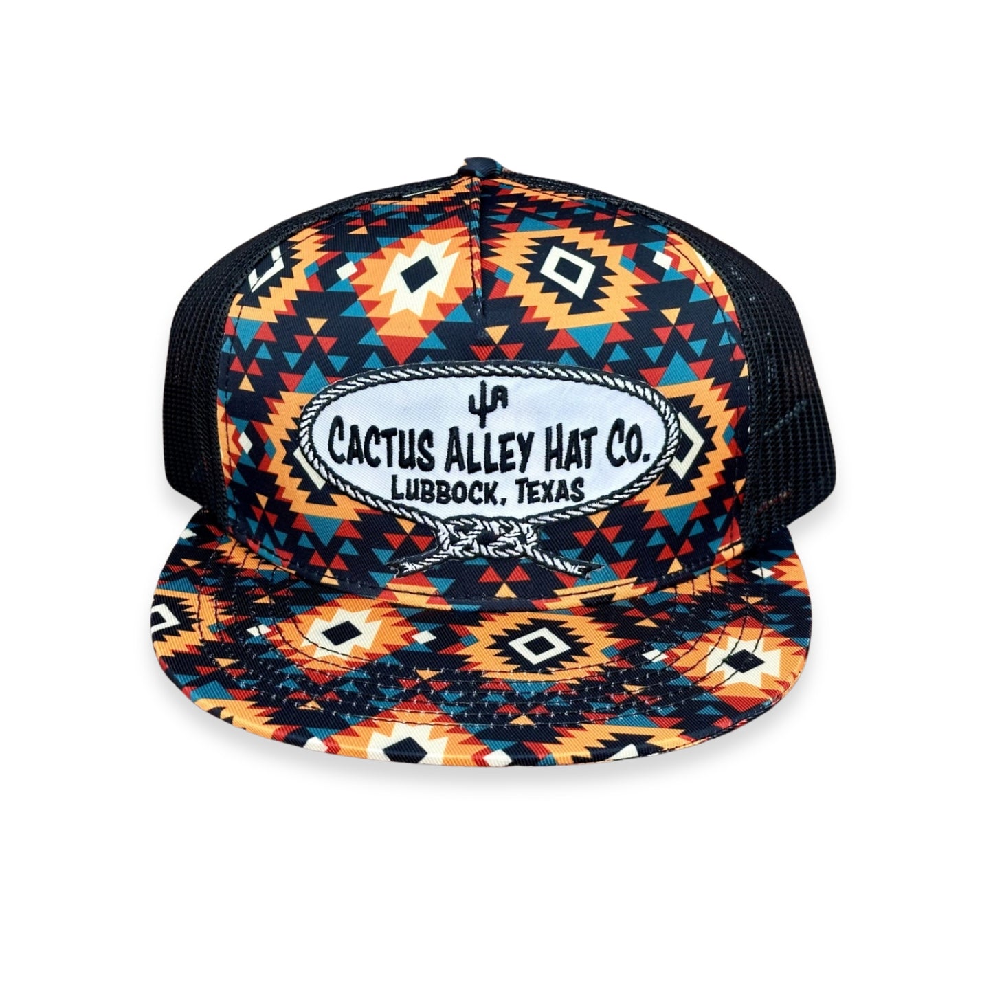"Neck Rope" - CA Sunburst Aztec, Snapback Cap (2024)