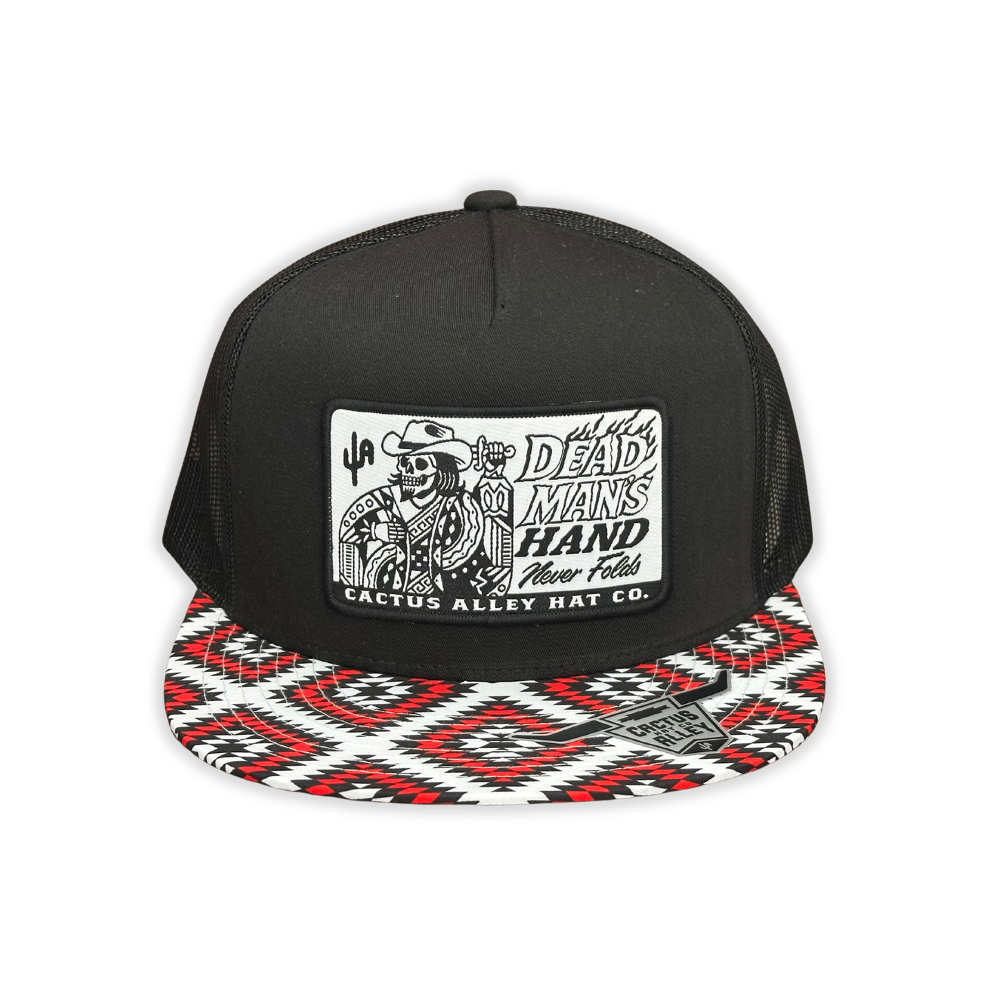 "Never Fold" - CA Blackout Guns Up Aztec, Snapback Cap