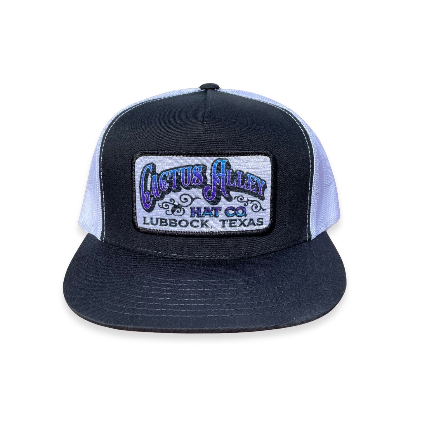 "Outlaw" - CA6006 Black/ White Mesh Trucker Snapback (WESA JAN 2024)