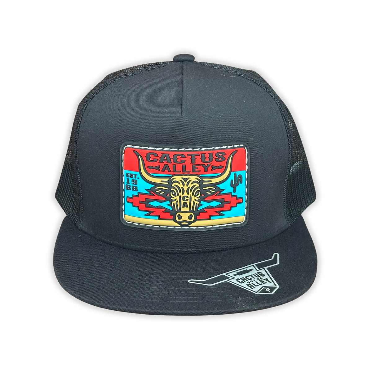 "Pendelton" - 6006 Black/ Black Mesh, Snapback Cap