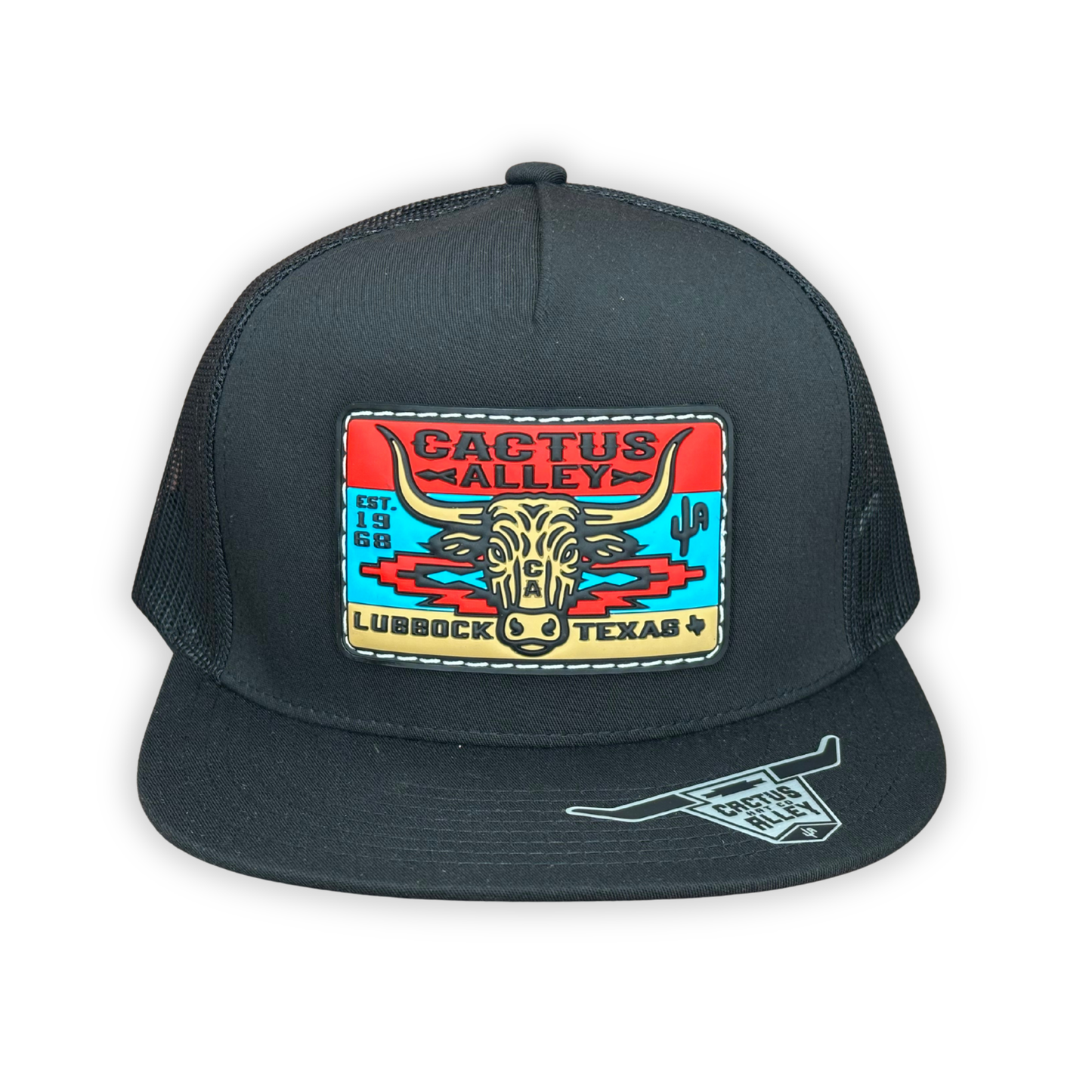 "Pendelton" - 6006 Black/ Black Mesh, Snapback Cap