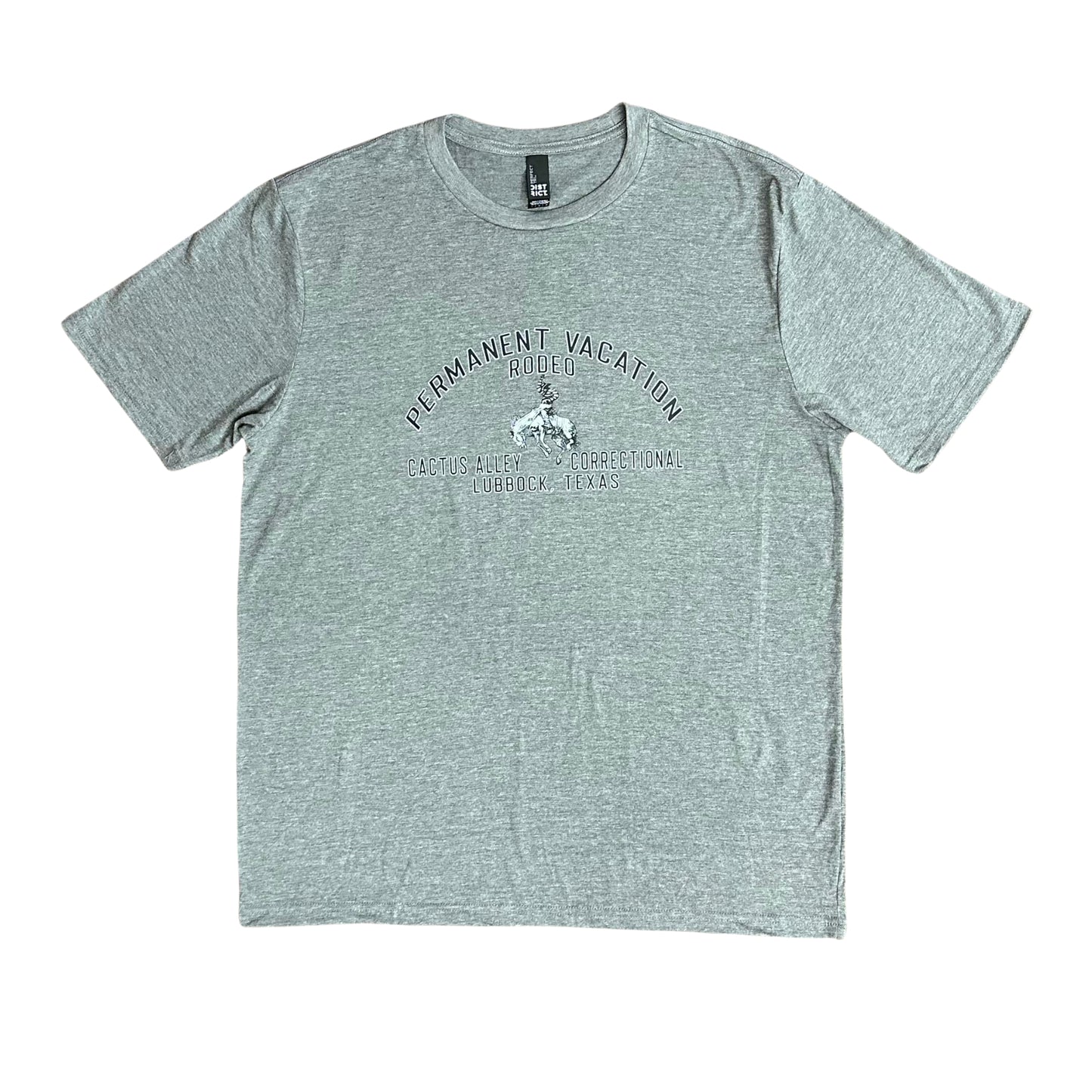 "Permanent Vacation" - Grey Frost Adult Tee (2024)