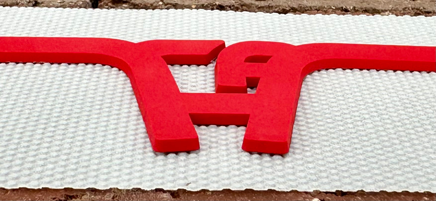 PVC109 (RED CA Longhorn PVC Rubber Patch)