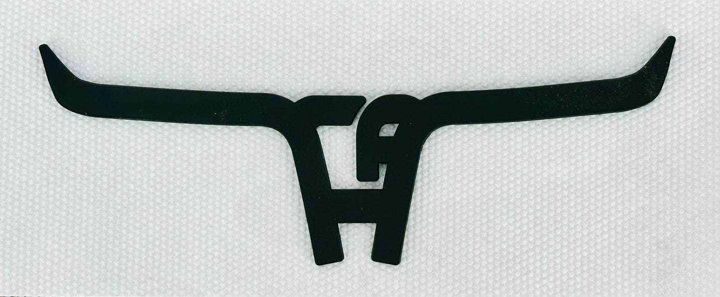 PVC111 (BLK CA Longhorn PVC Rubber Patch)