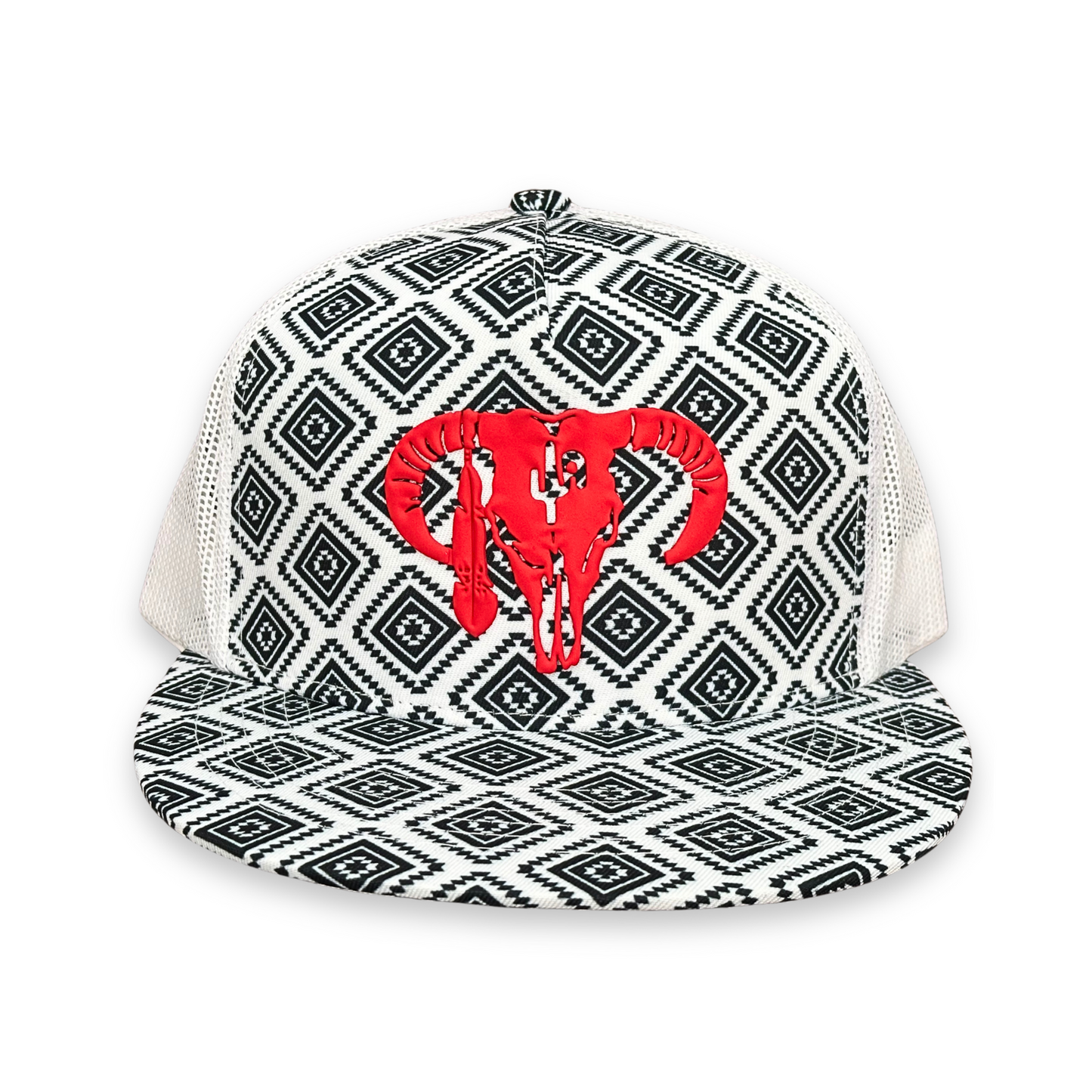 PVC "Hereford Skull" RED - CA Roscoe, Snapback Cap (2025)