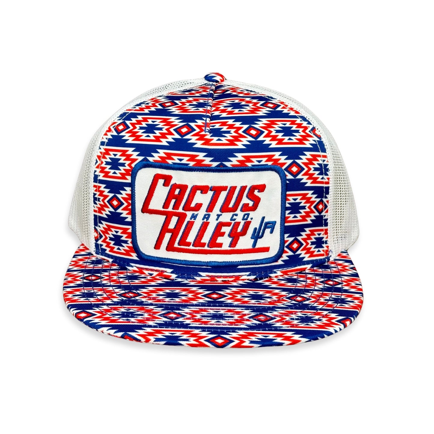"Retro" - CA 'Merica Aztec/White Mesh, Snapback Cap (2024)