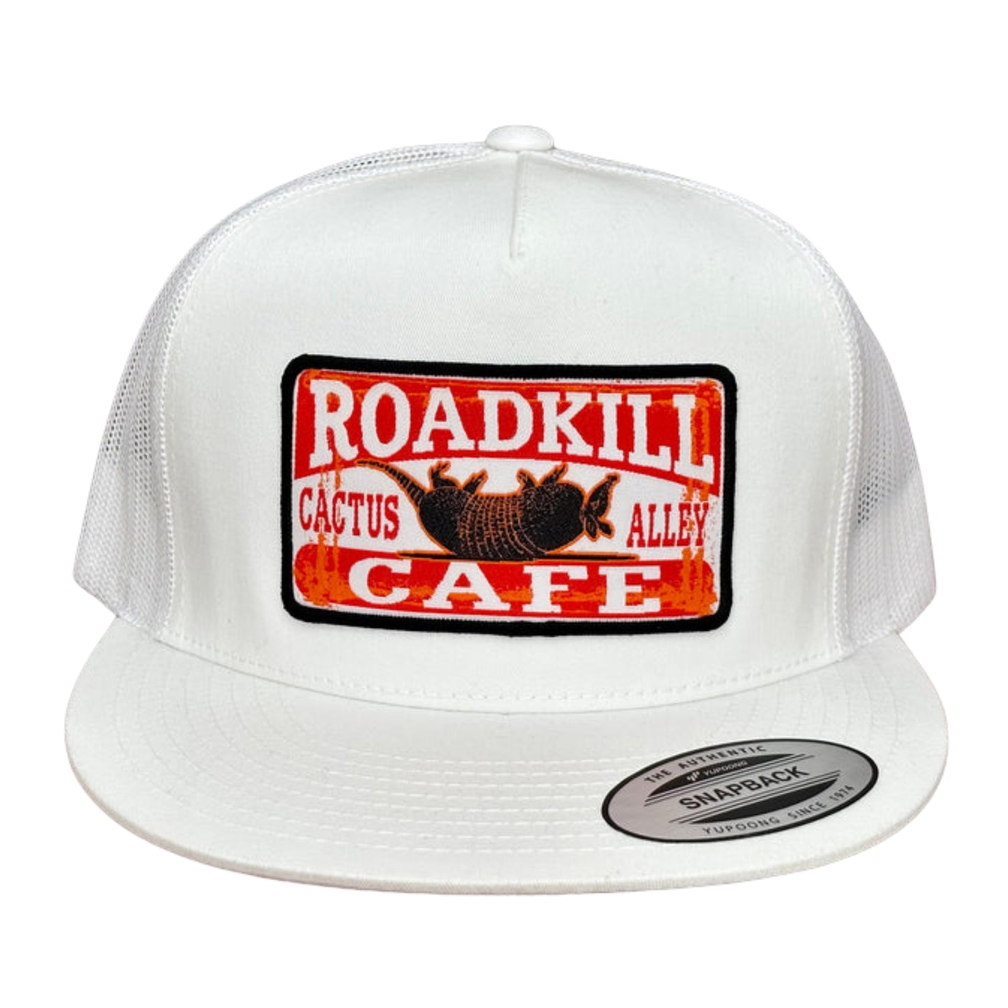 "Roadkill" - 6006 White/ White Mesh, Snapback Cap (WESA JAN 2024)