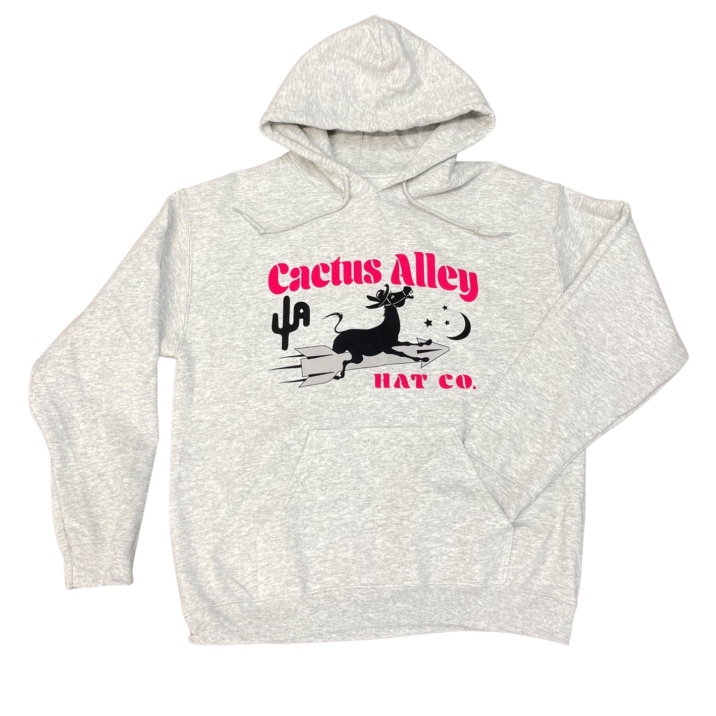 "Rocket Pink" - Ash Grey Adult Hoodie (WESA JAN 2024)