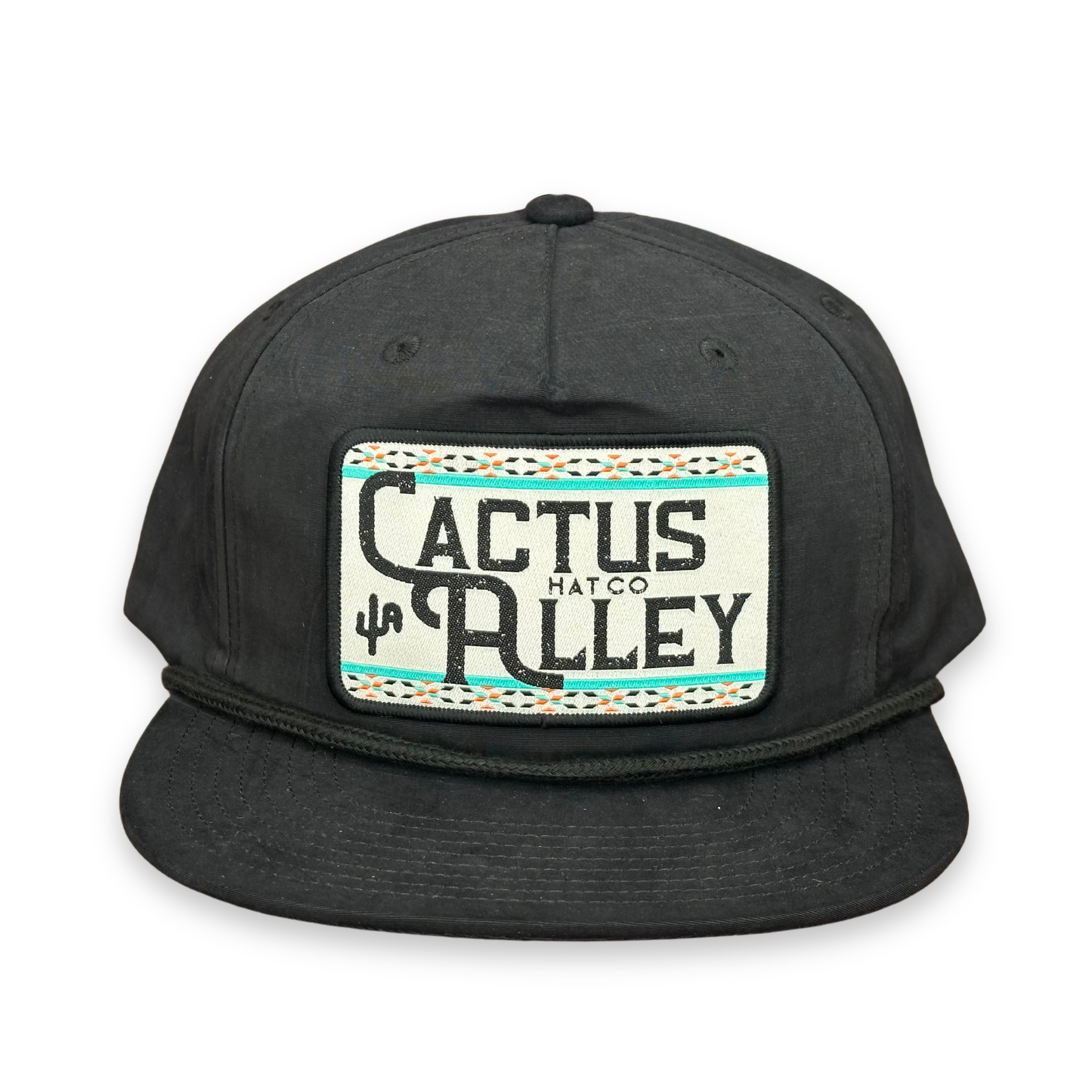 "Rollin' CA"- CA 256 Black/ Black Rope, Snapback Cap (2025)