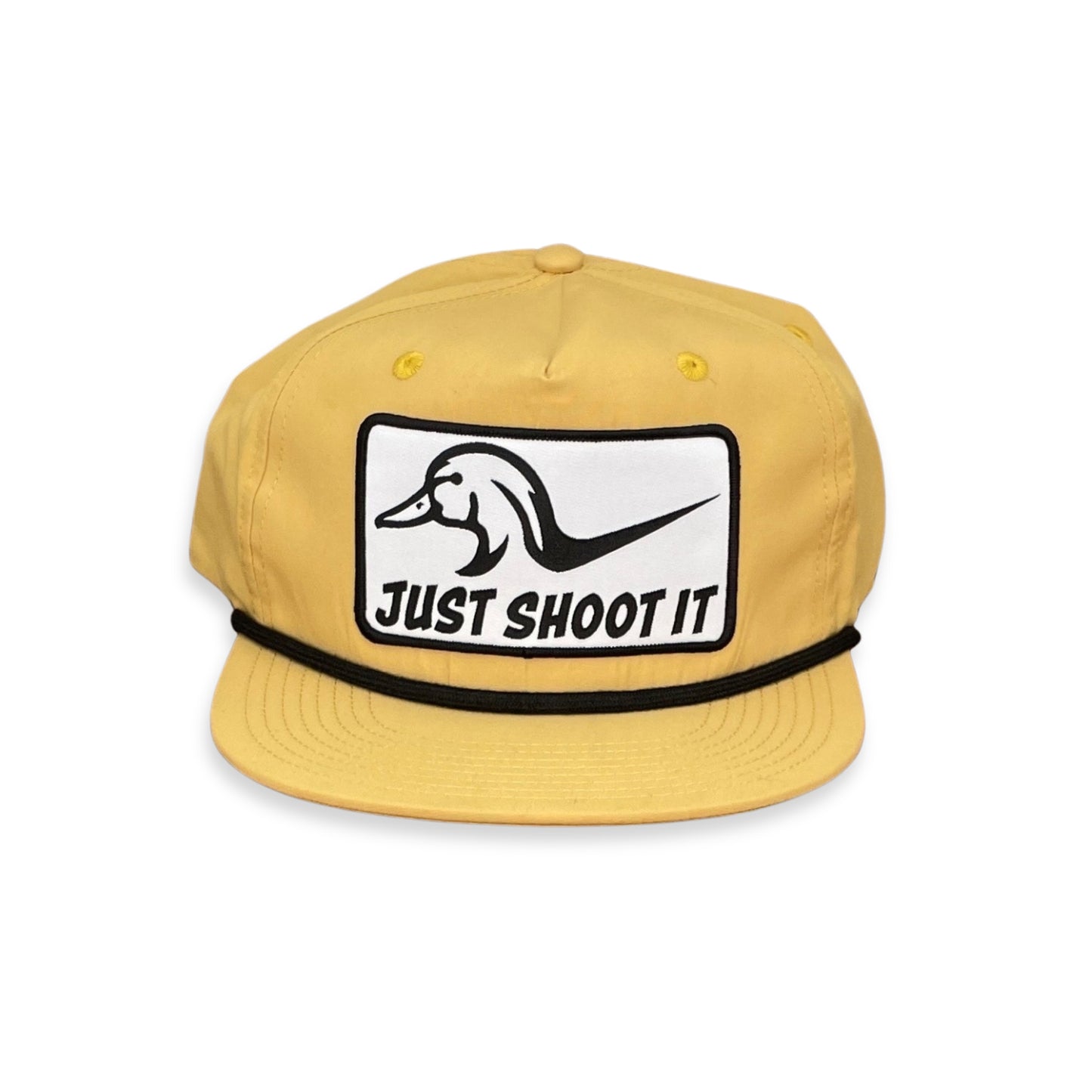 "Just Shoot It" - CA256 Biscuit/ Black Rope, Snapback Cap (WESA JAN 2024)