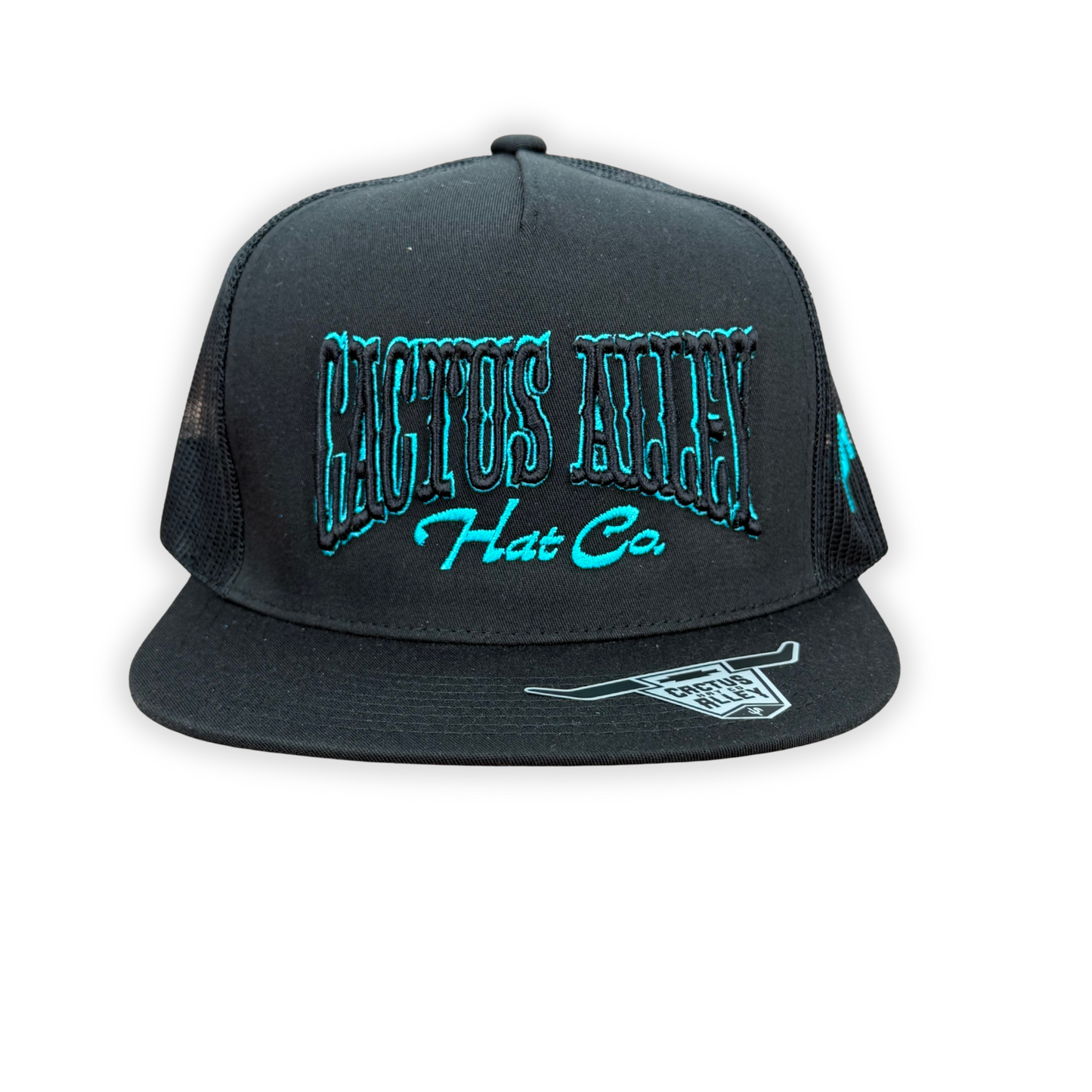 "Slick Willie" - 6006 Black/ Black Mesh, Snapback Cap