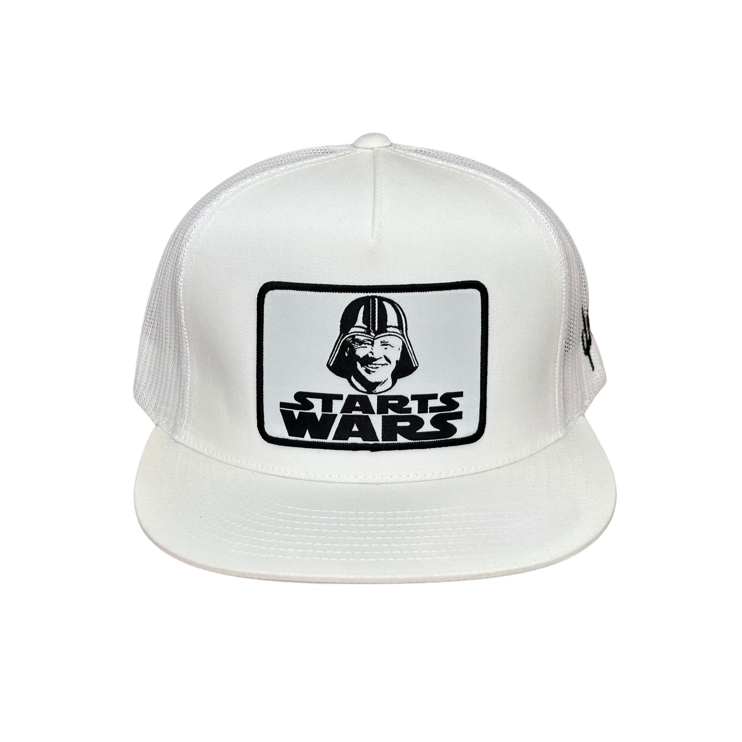 "Starts Wars" - 6006 White/ White Mesh, Snapback Cap (2024)