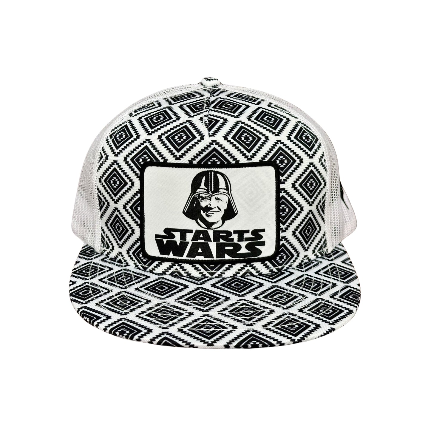 "Starts Wars" - CA Black/White Aztec, Snapback Cap (2024)