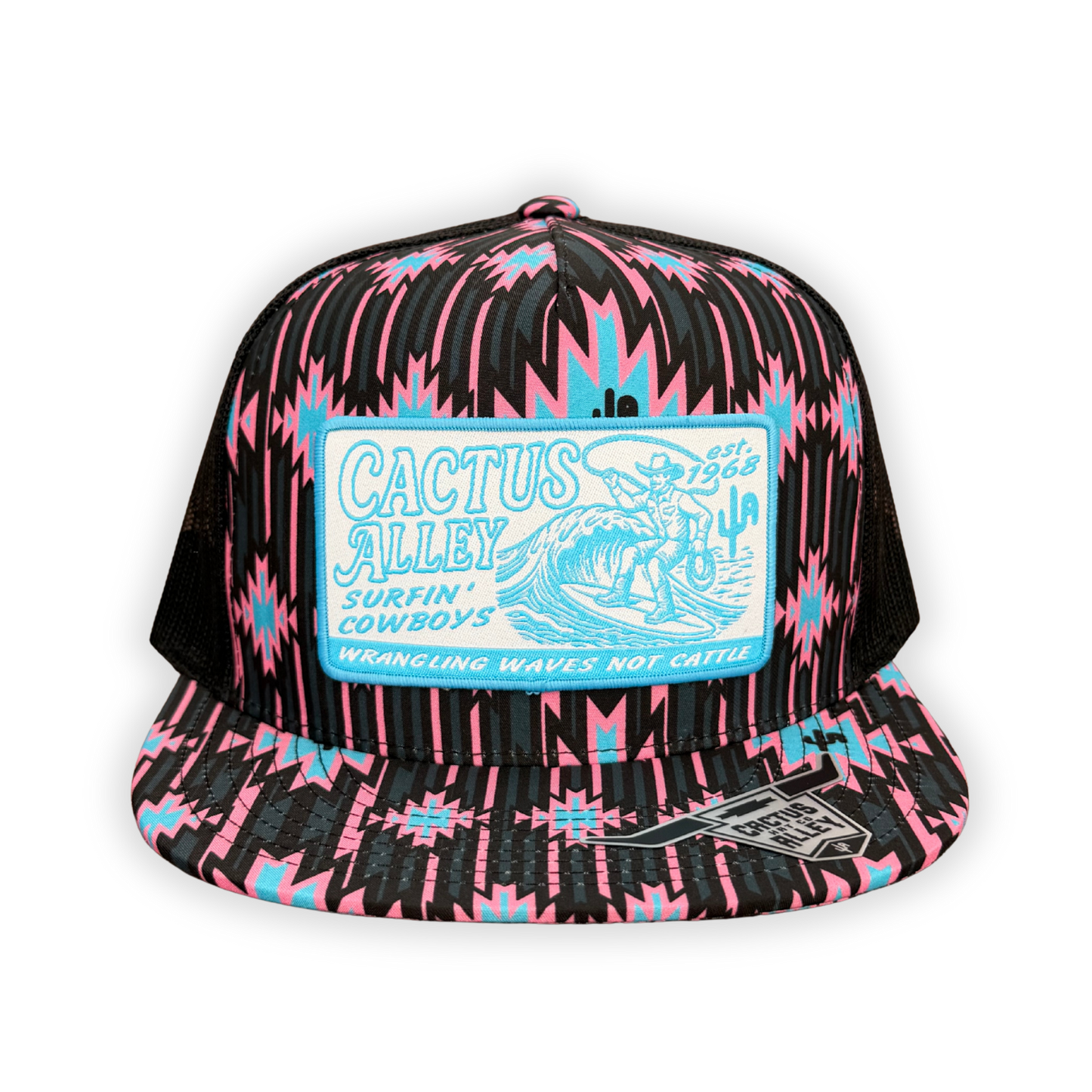 "Surfin'"- CA Darlin' Aztec, Snapback Cap