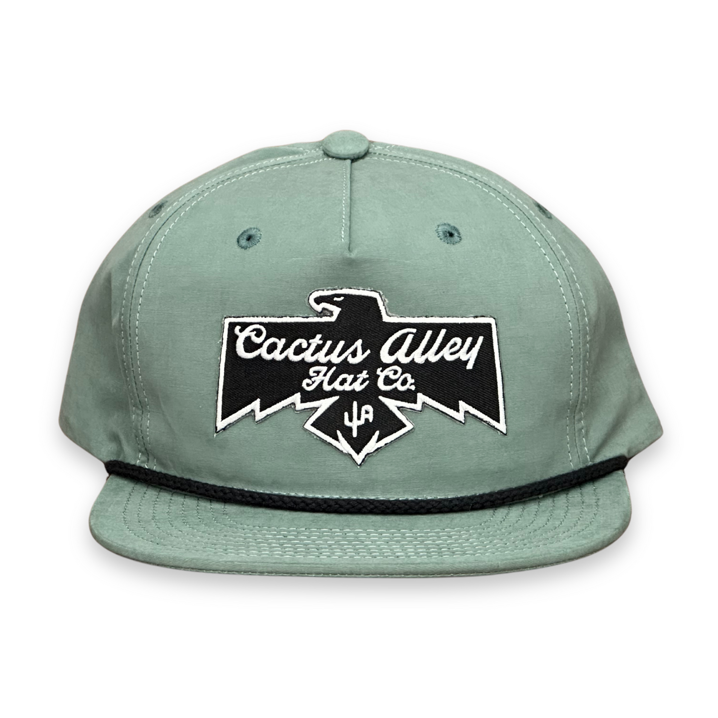 "T-Bird" - Teal/Black Rope, Snapback Cap (2025)