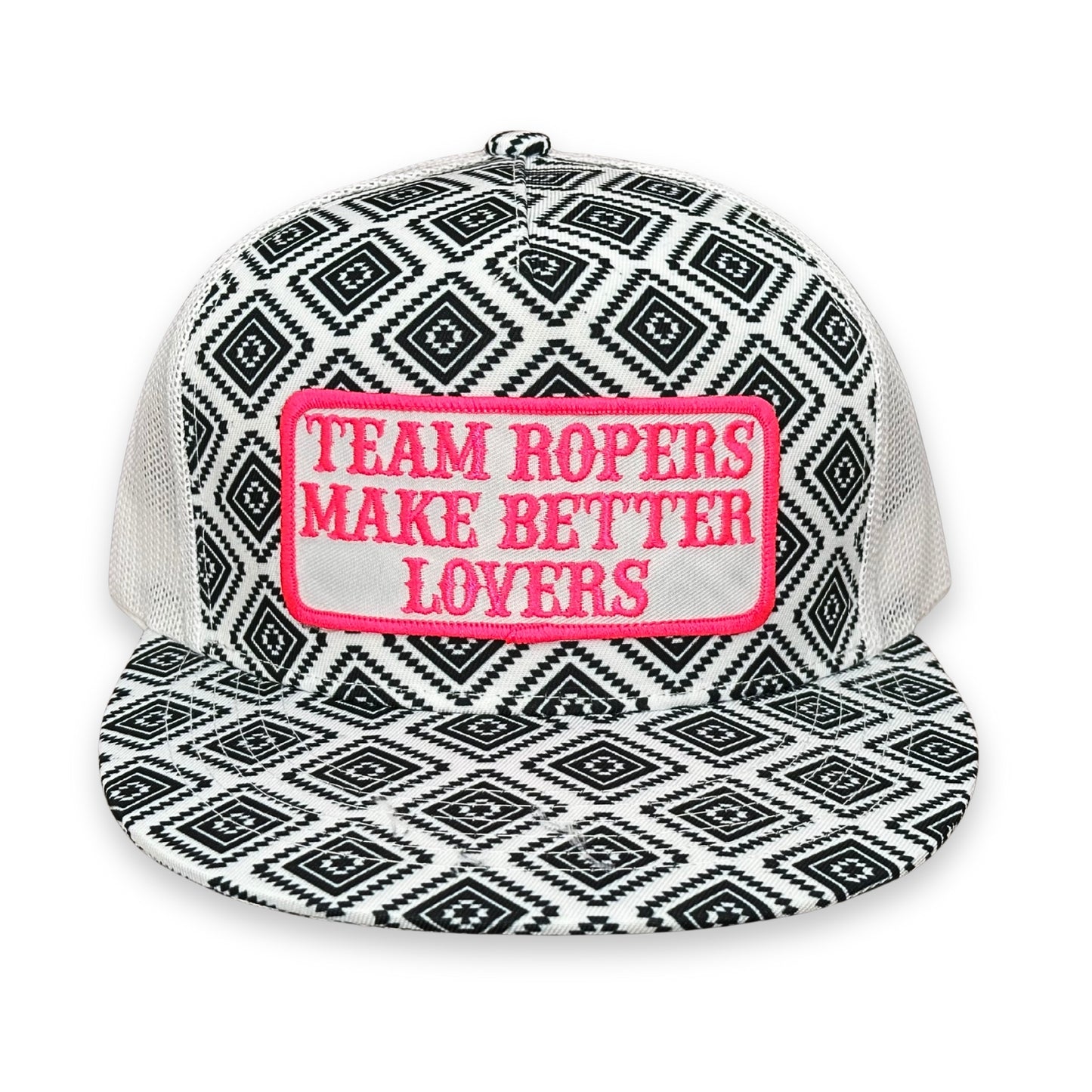 "PW Team Ropers BL" - CA Roscoe Aztec, Snapback Cap (2025)