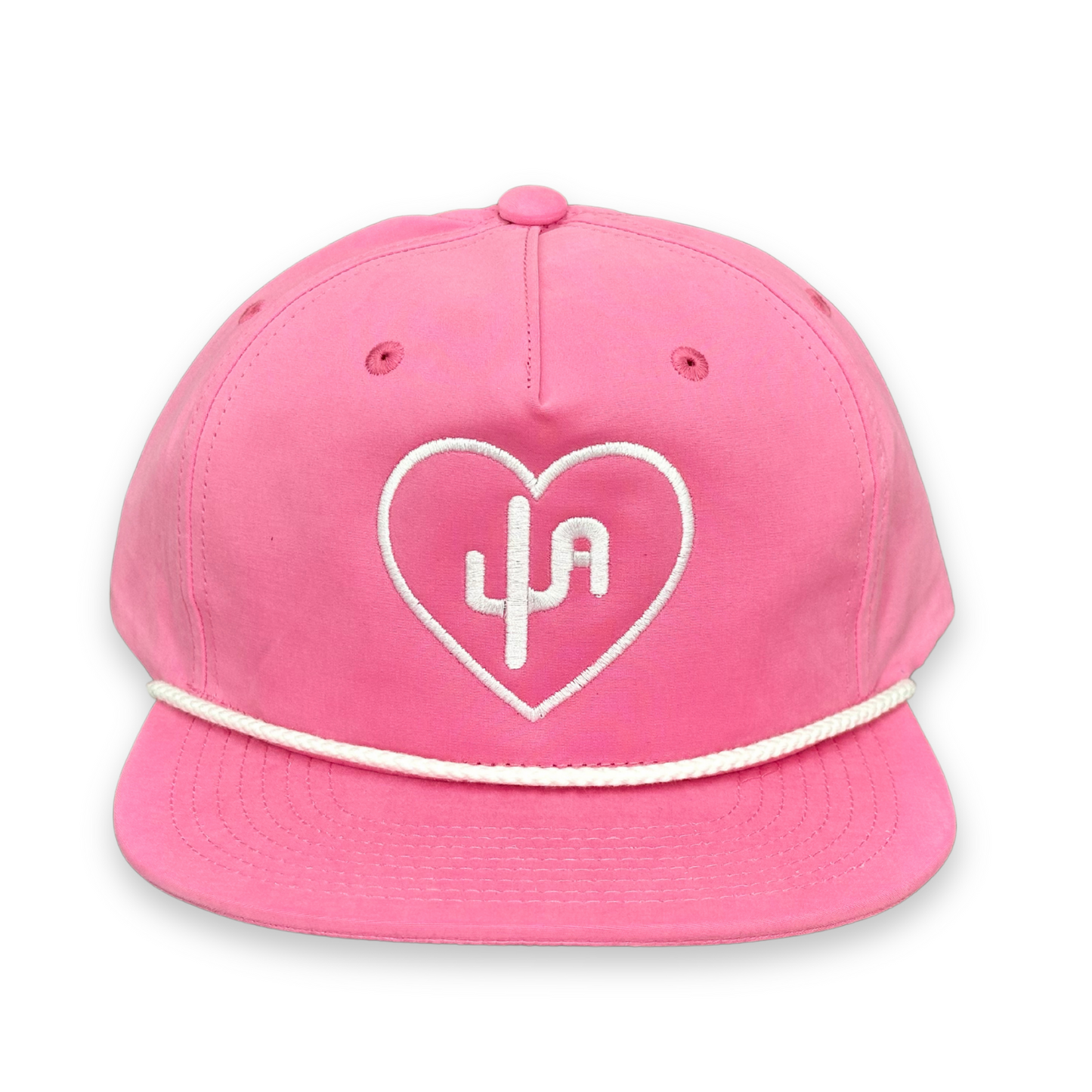 "The Babe" - Pink/White Rope, Snapback Cap (2025)