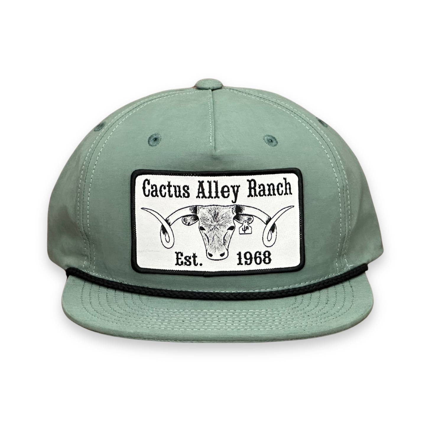"The Big Curl" - Teal/Black Rope, Snapback Cap (2025)