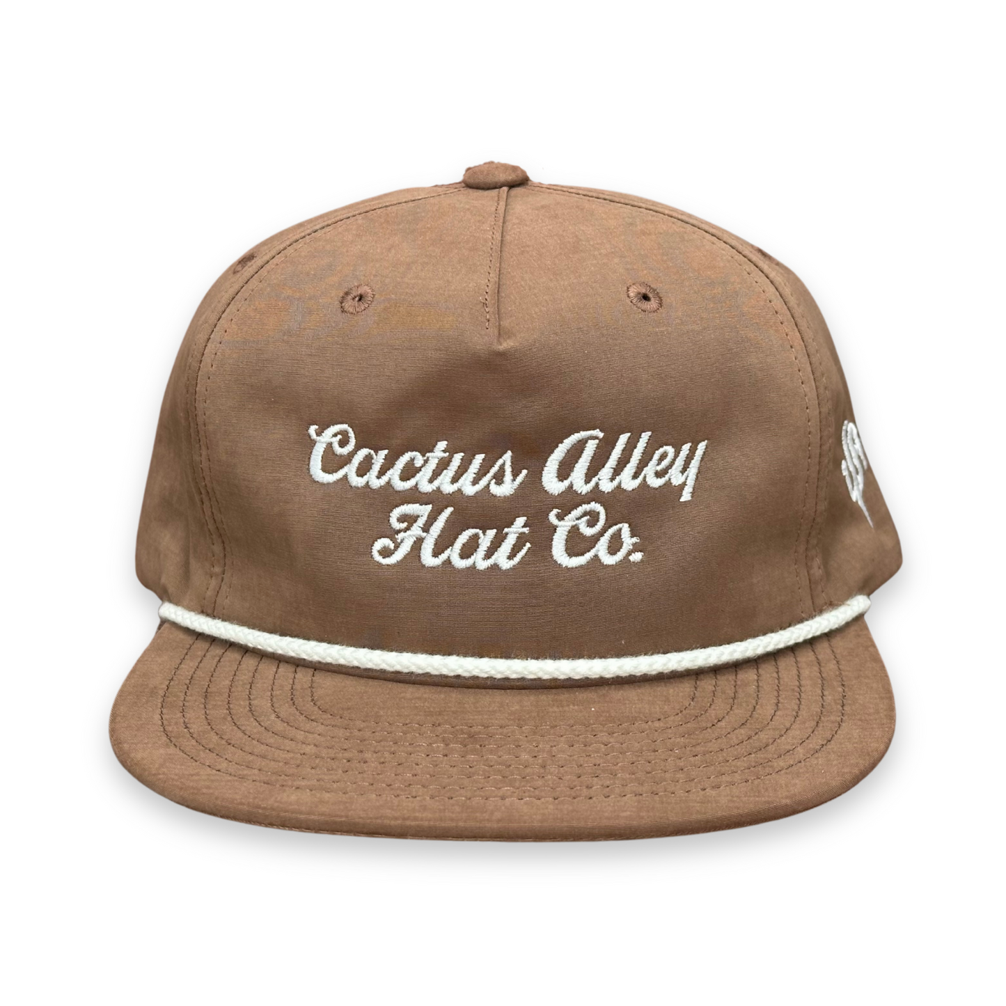 "The Original" - Brown/White Rope, Snapback Cap (2025)