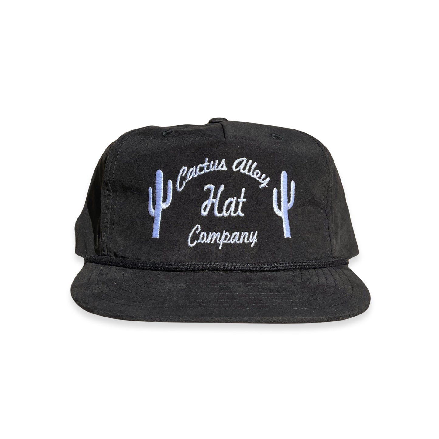 "The Cactus" - CA256 Black with black rope Snapback Cap (WESA JAN 2024)