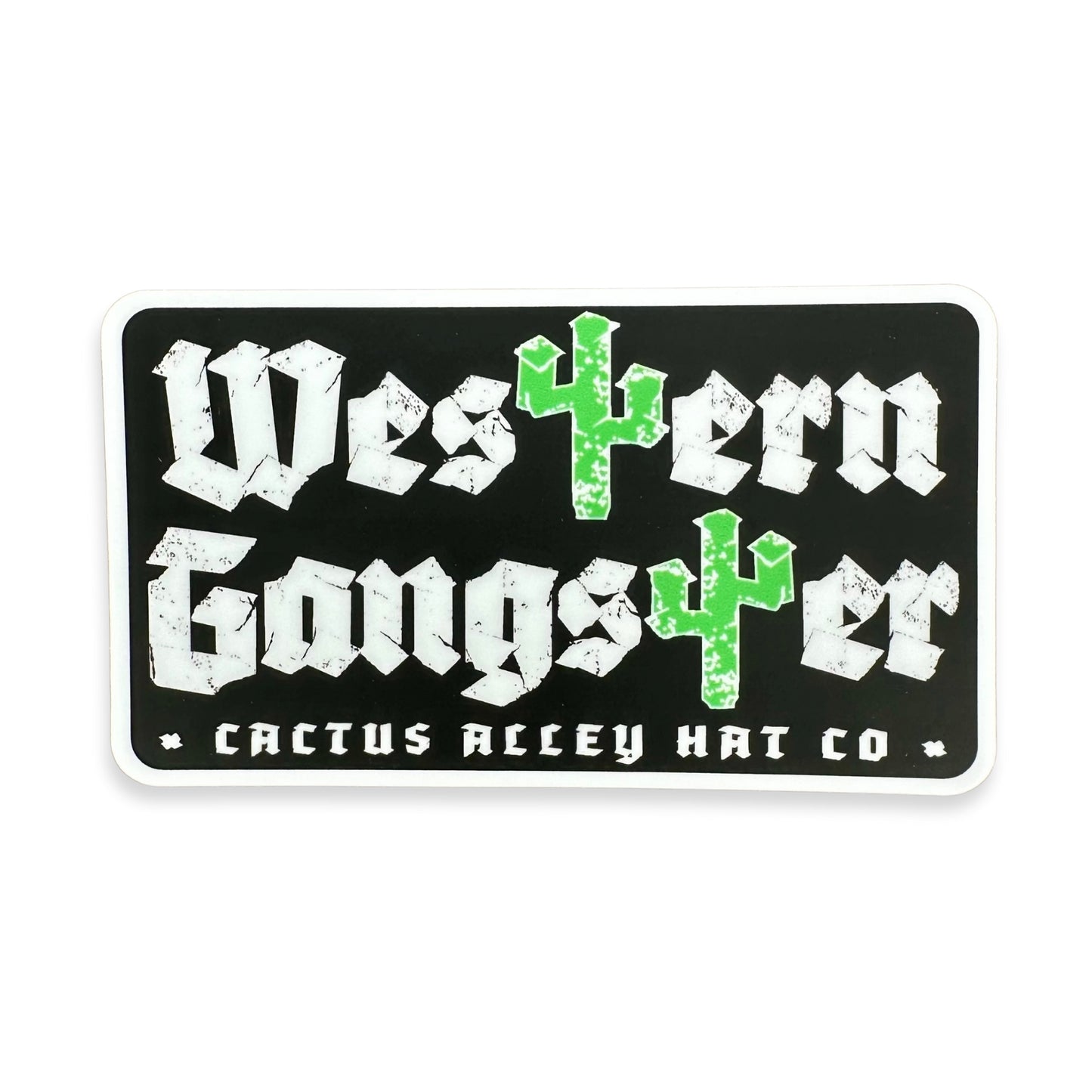 "Western Gangster" - CA Sticker (2025)