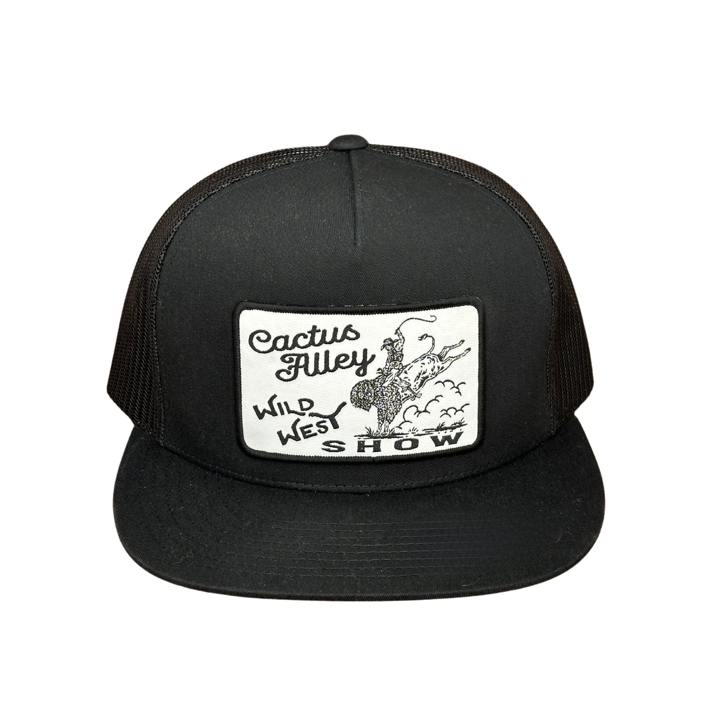"Wild West Show" - 6006 Black/ Black Mesh, Snapback Cap (2024)