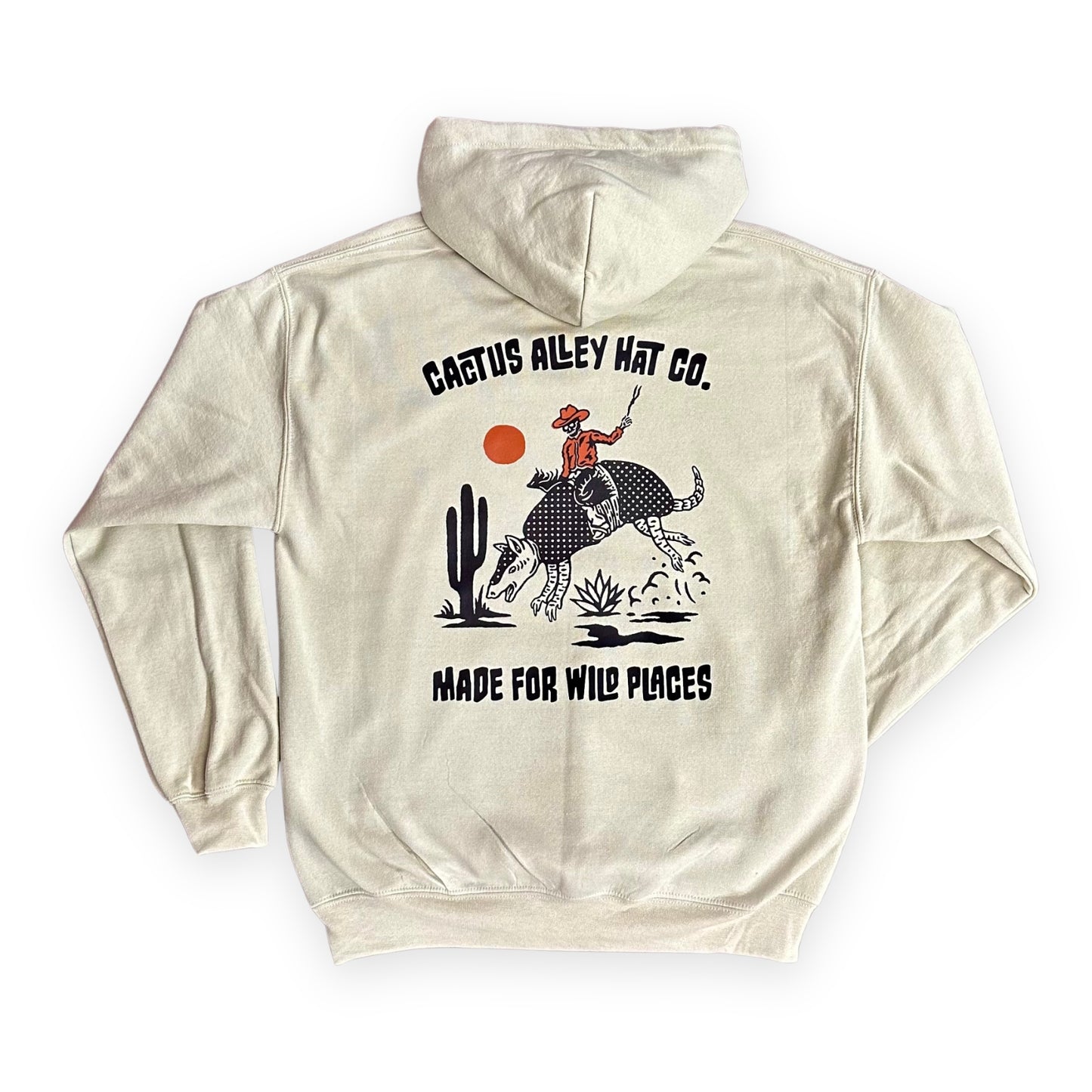 "Buckin Dillo" - Sand Adult Hoodie (2024)